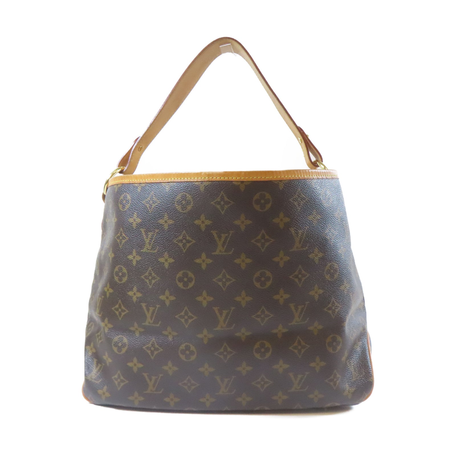 LOUIS VUITTON 【激減優惠】Monogram Delightful PM金扣肩背袋啡色