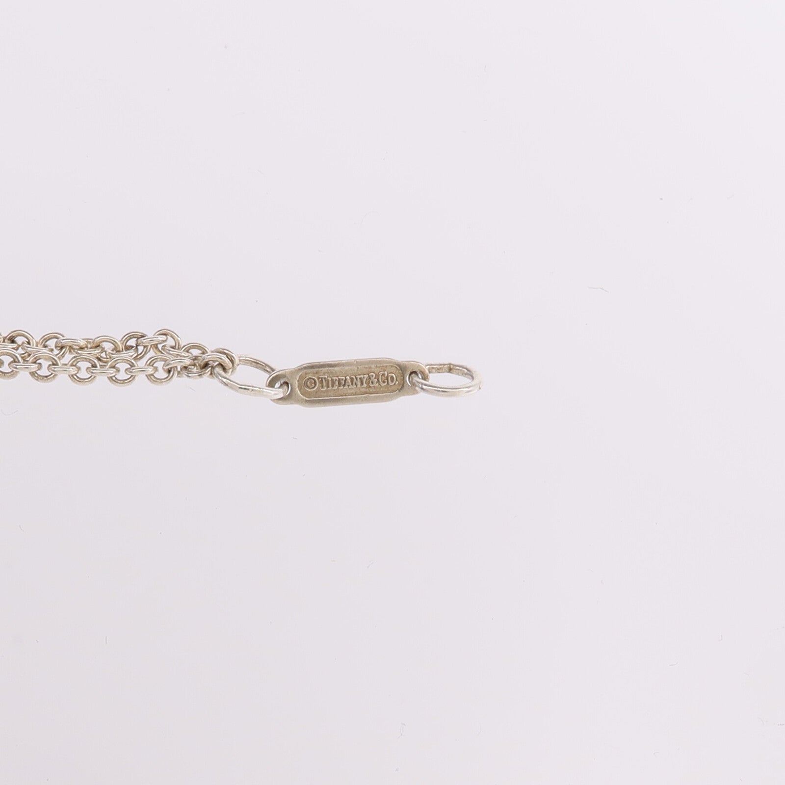 TIFFANY＆CO 925純銀Infinity Necklace項鍊