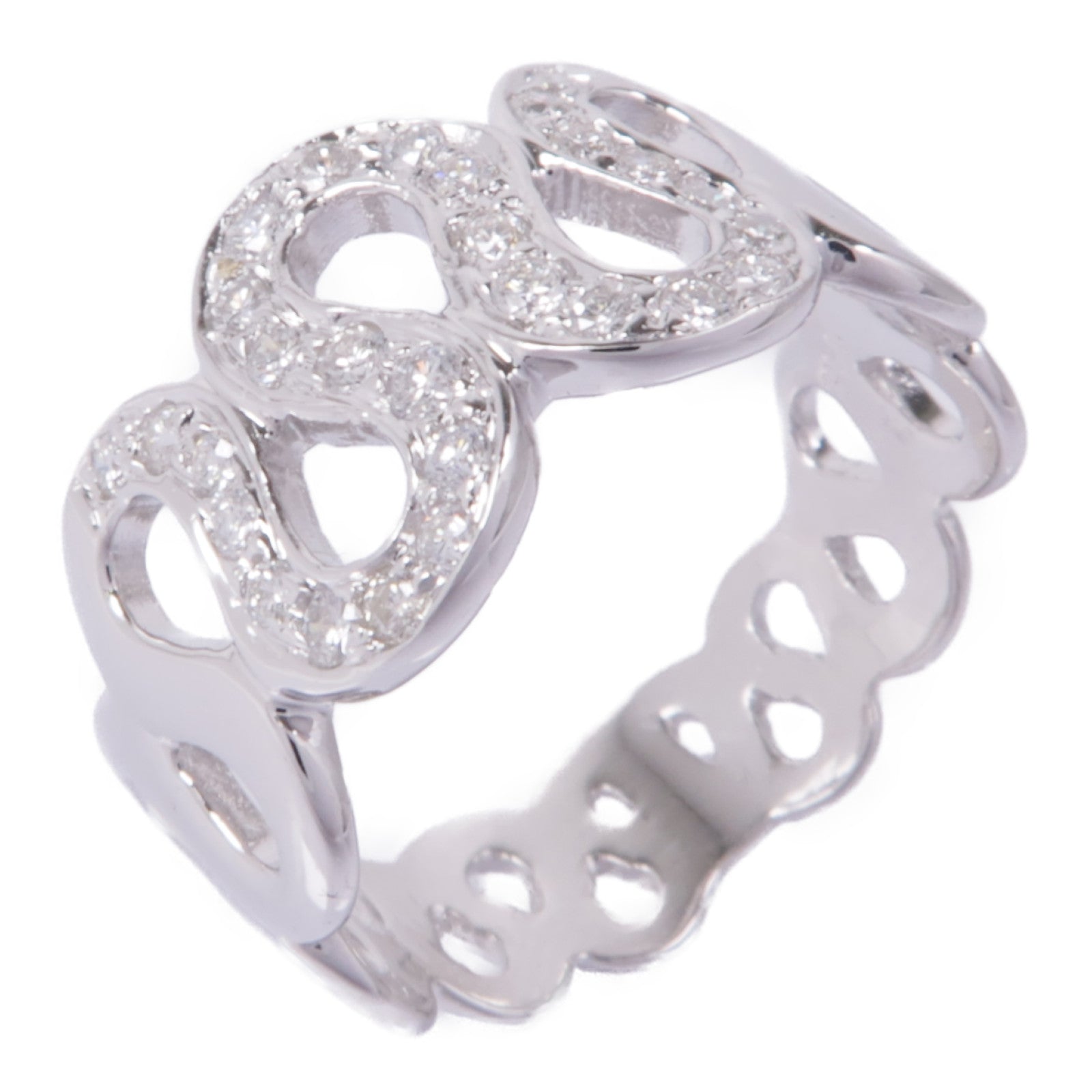 JEWELRY 18K白金Diamond Ring鑽石戒指US#7