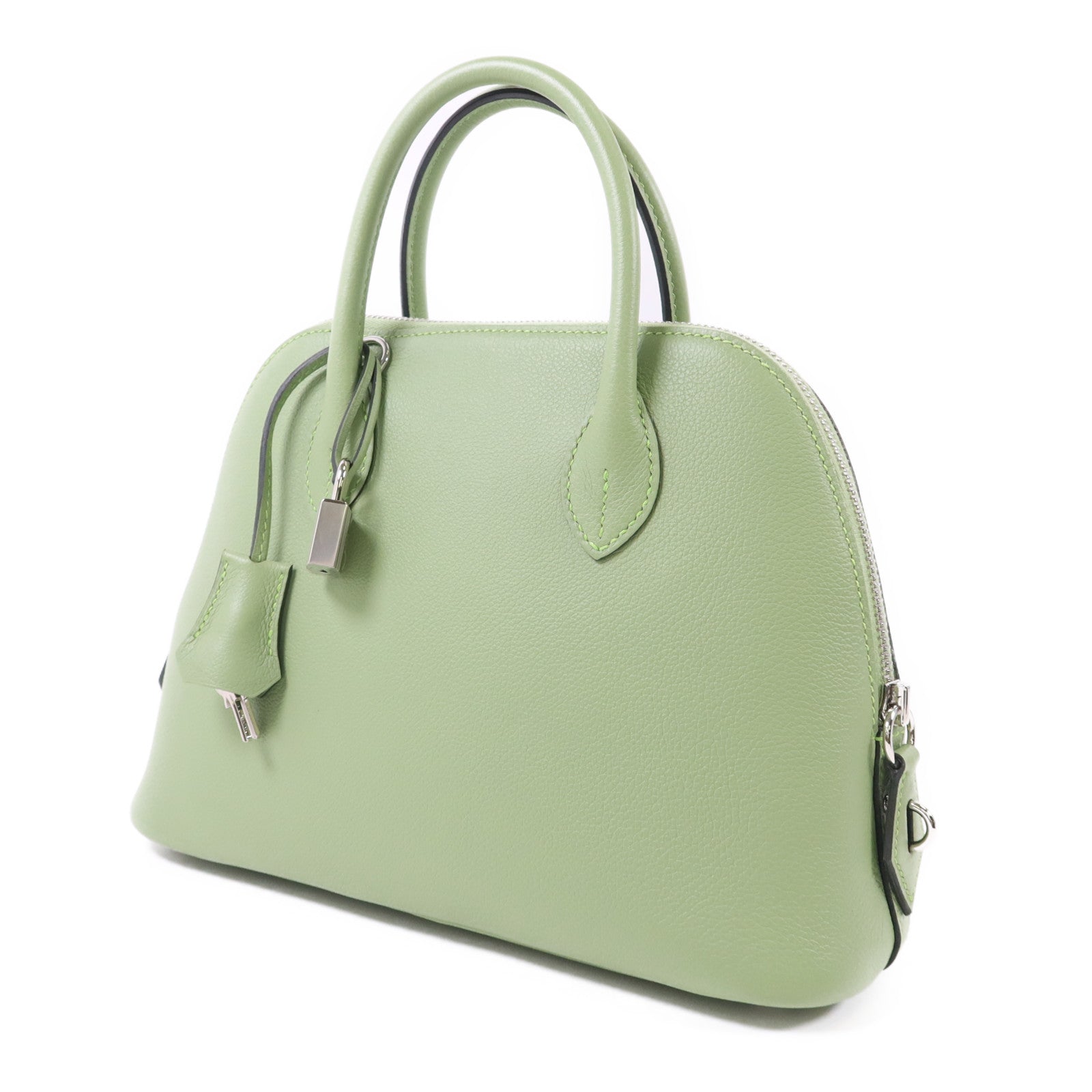 HERMES Evercolor皮革Bolide 27銀扣手挽肩背兩用袋