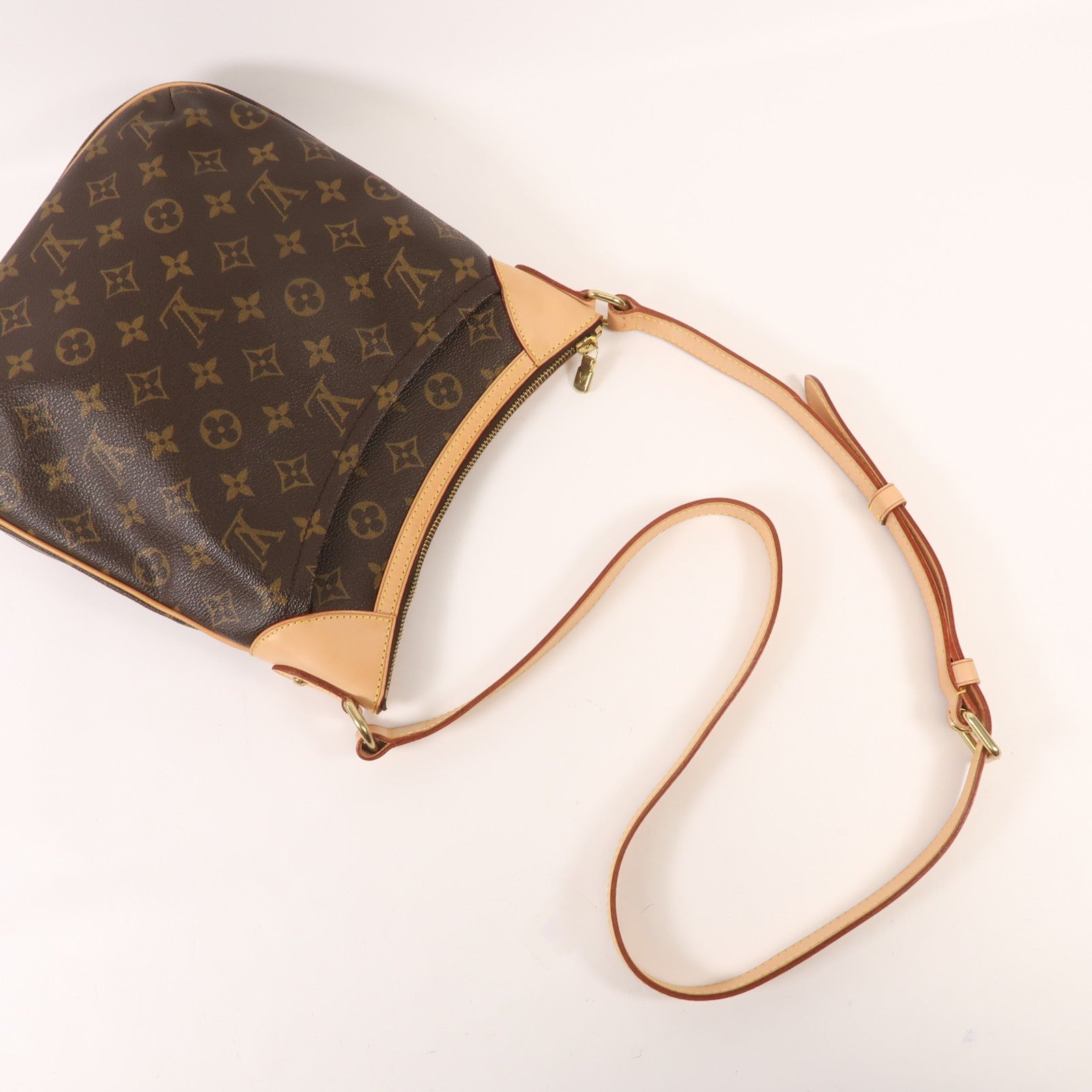LOUIS VUITTON Monogram Odeon PM金扣肩背袋