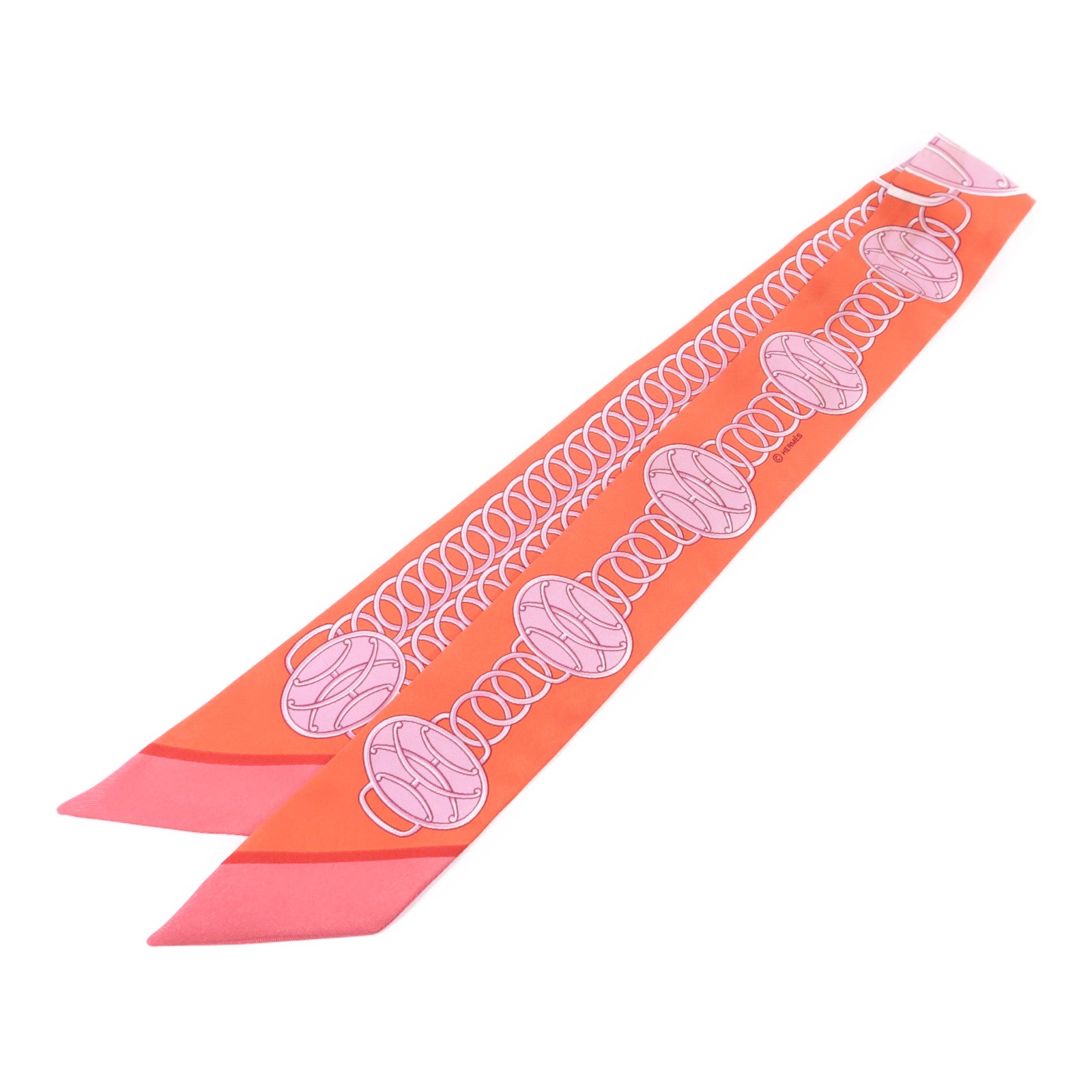 HERMES 絲質Twilly絲巾