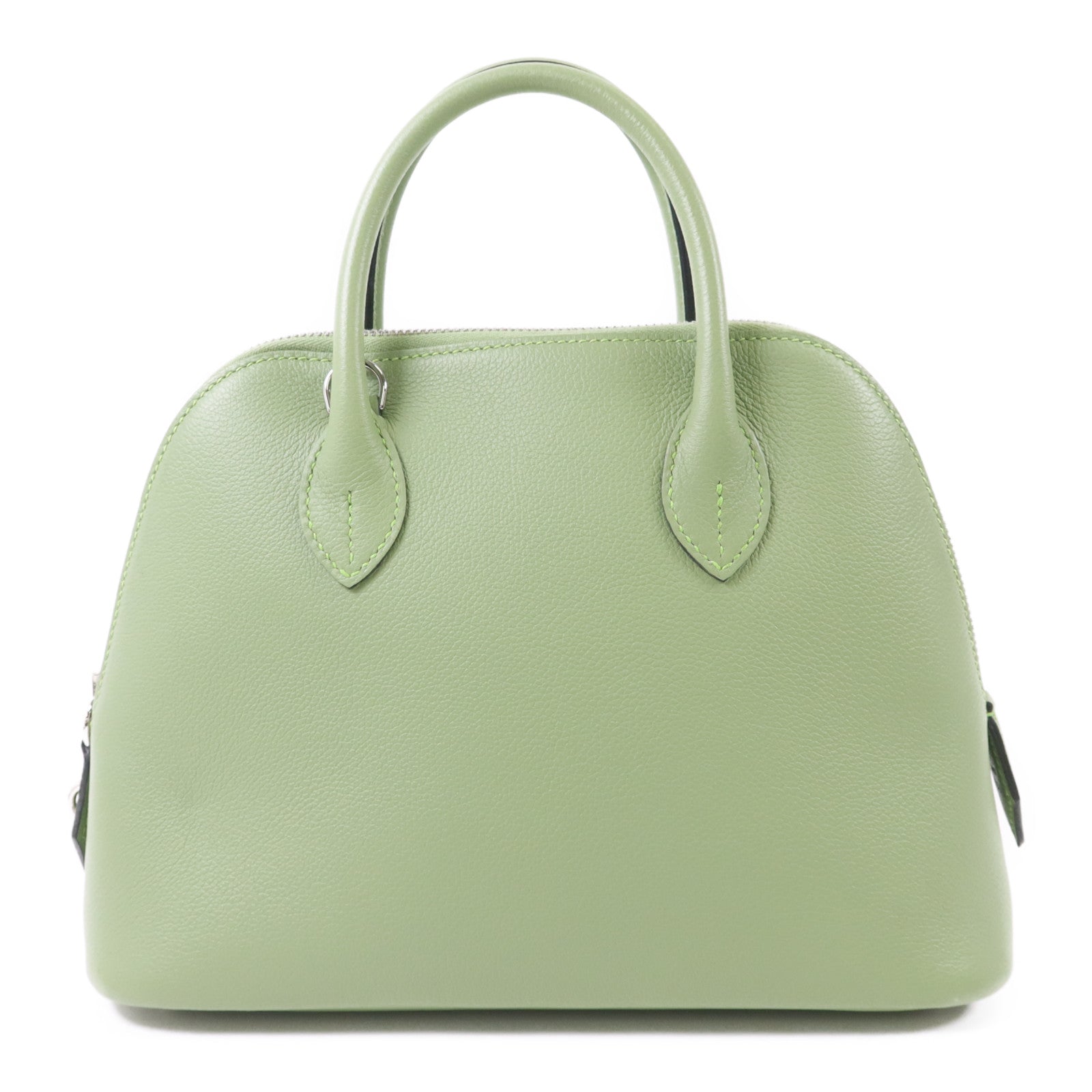 HERMES Evercolor皮革Bolide 27銀扣手挽肩背兩用袋