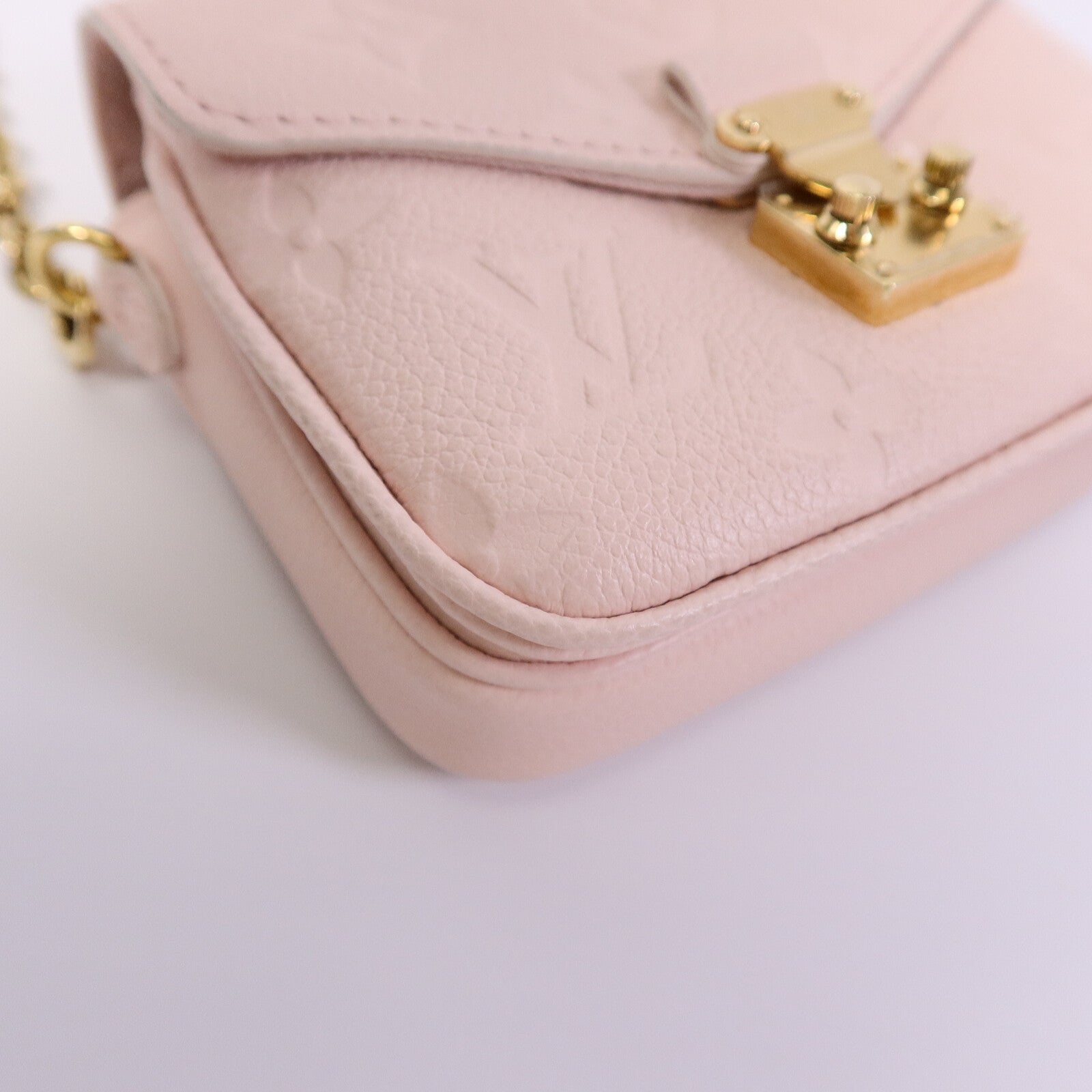 LOUIS VUITTON Monogram Empreinte Micro Metis鏈帶肩背袋