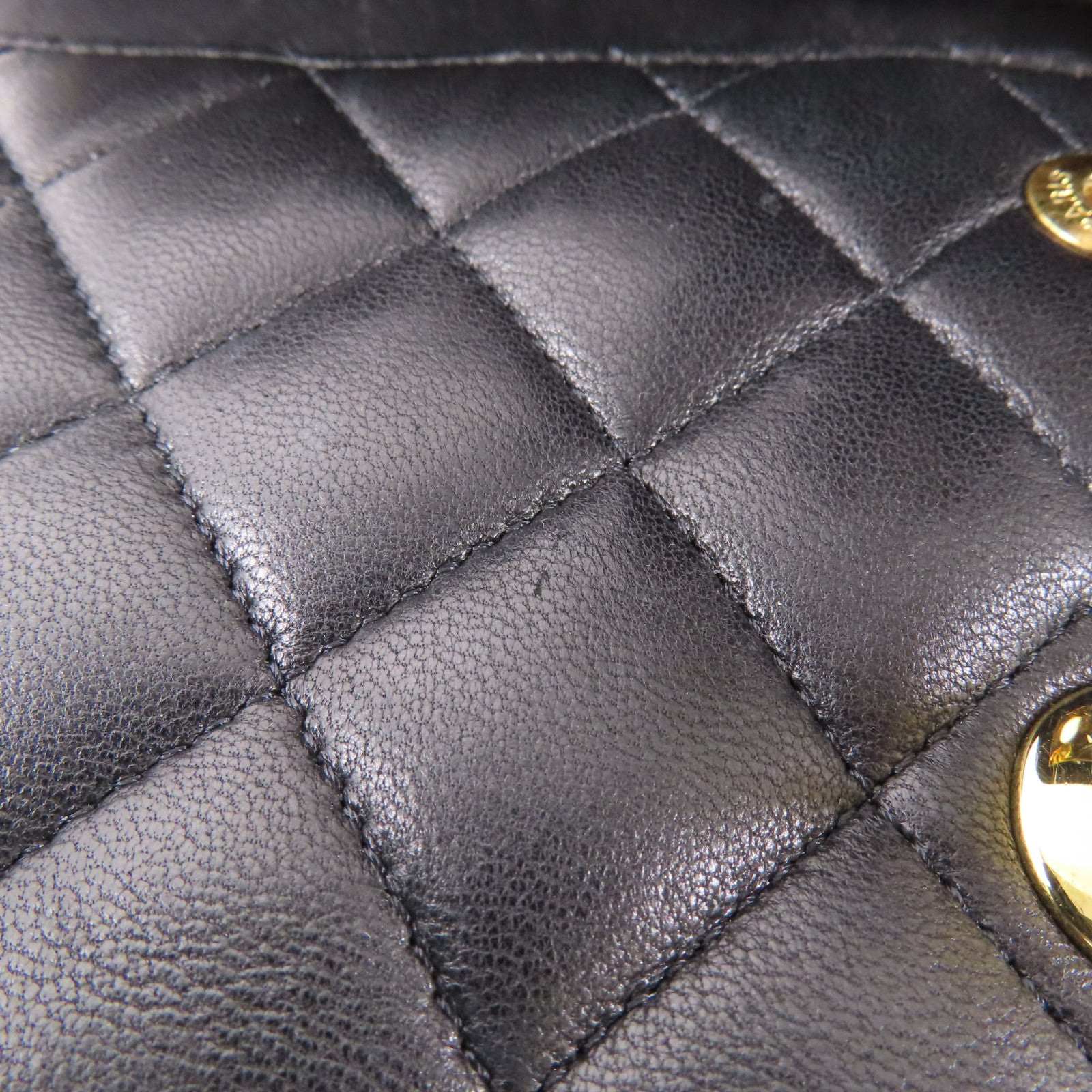 CHANEL 羊皮皮革Classic 25金扣肩背袋