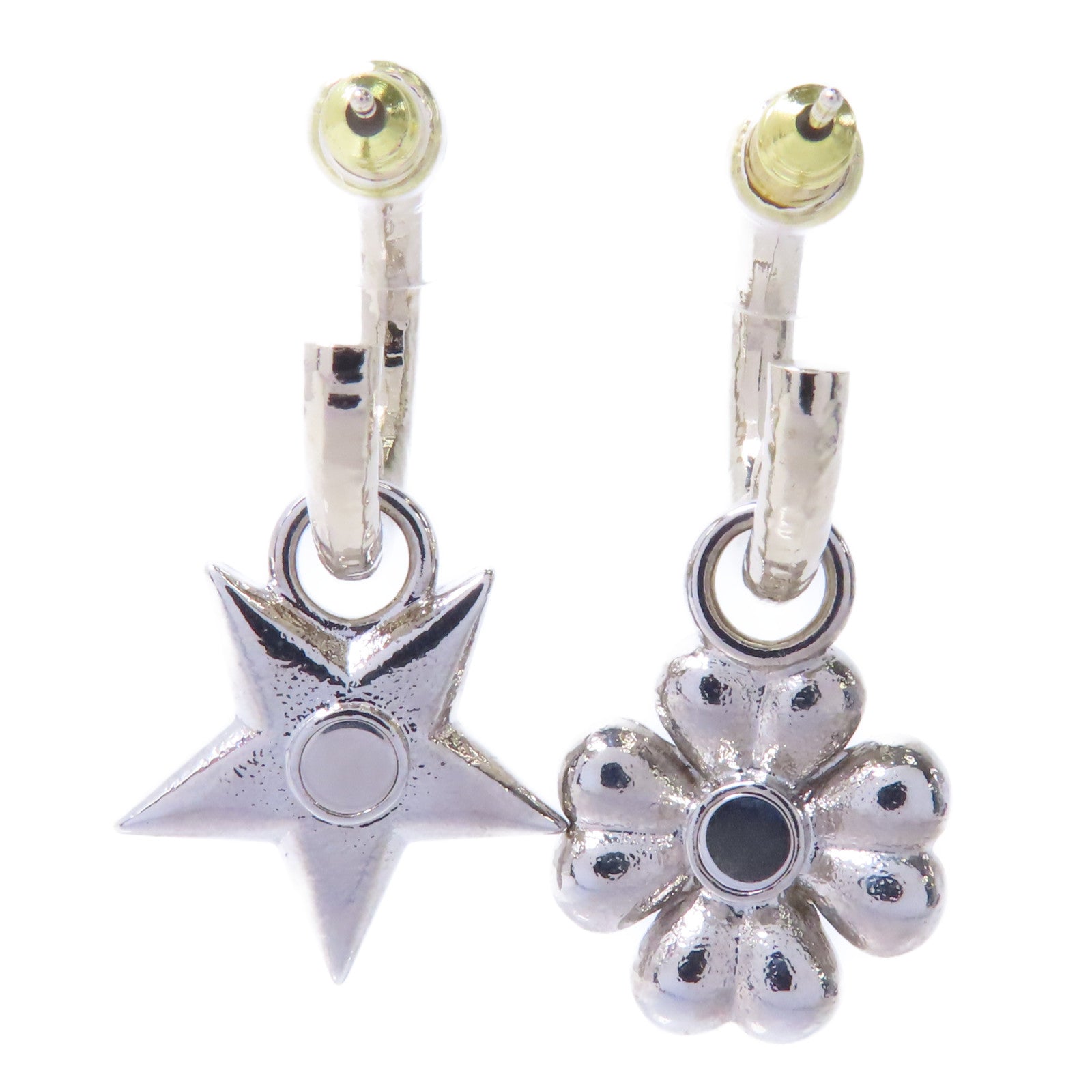 CHANEL 【激減優惠】PVC/金屬Earrings耳環透明/金色