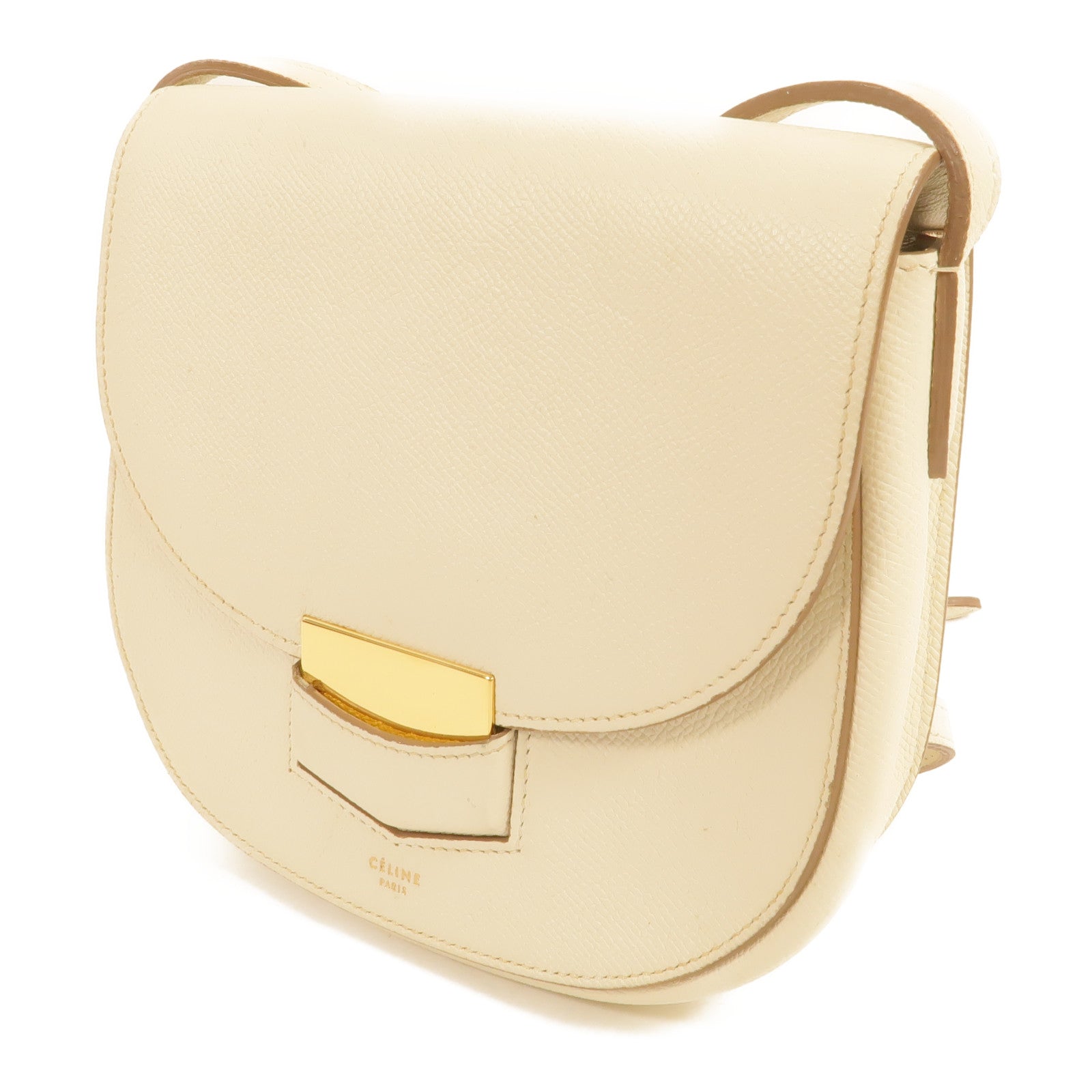 CELINE 牛皮皮革Trotteur Small肩背袋