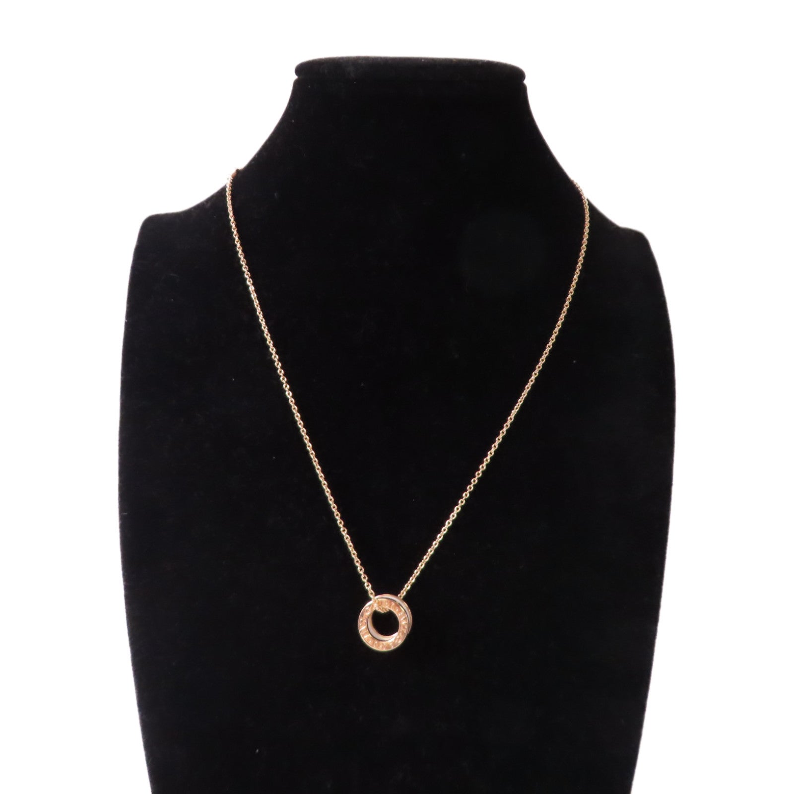 BVLGARI 18K玫瑰金/陶瓷B-Zero 1 Necklace金扣項鍊