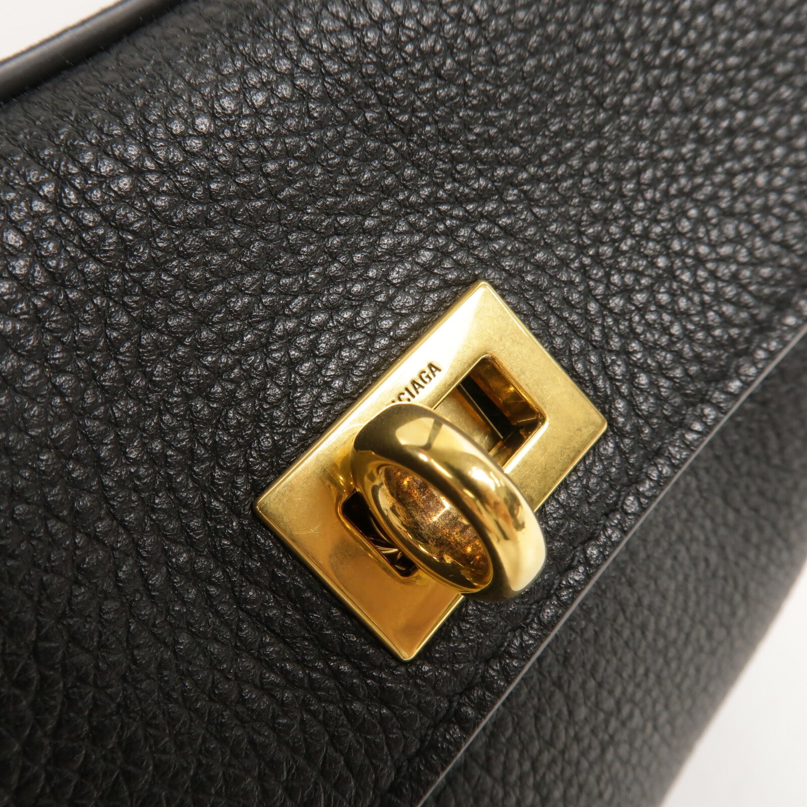 BALENCIAGA 牛皮皮革Mini Rodeo手挽肩背兩用袋