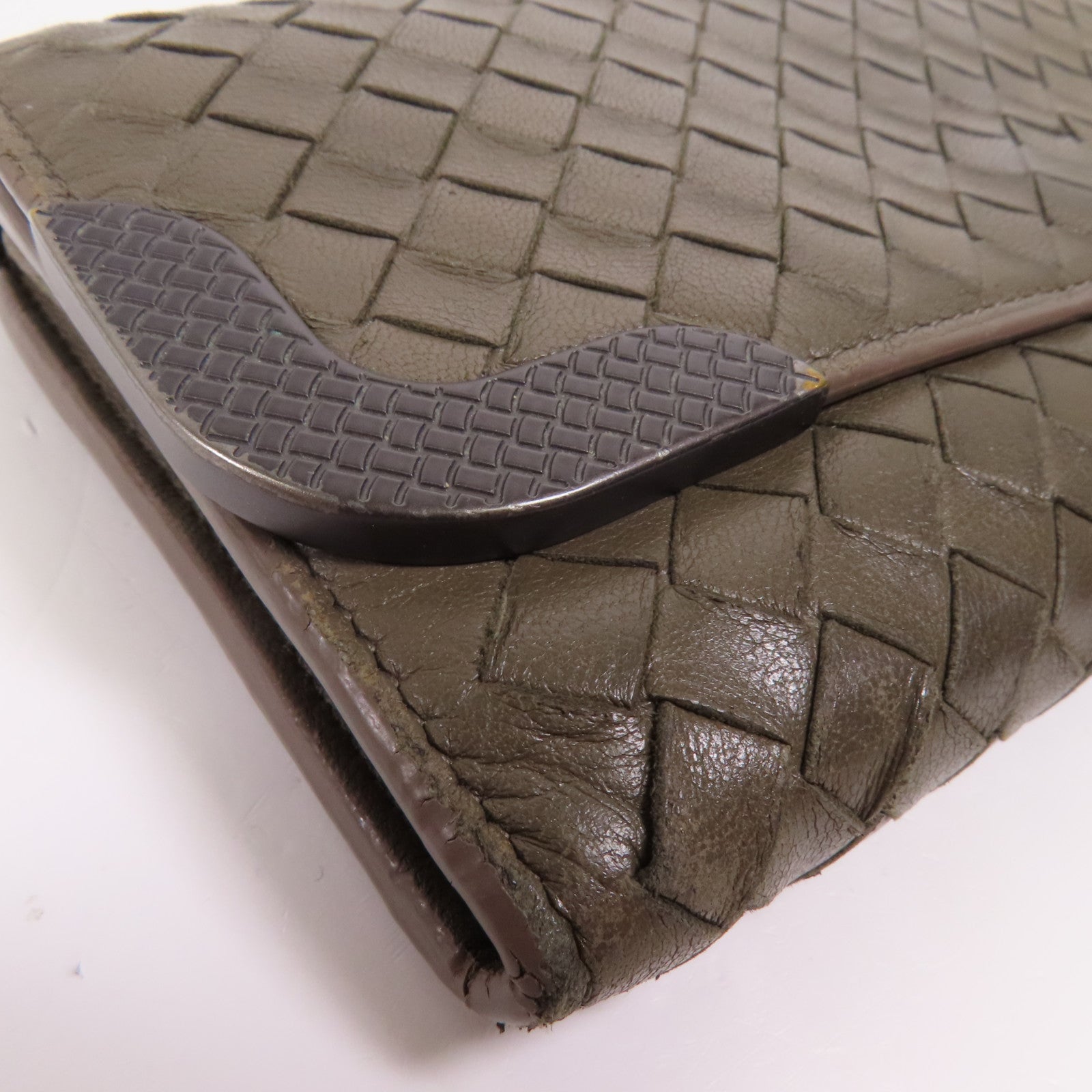 BOTTEGA VENETA 【激減優惠】織紋皮革Long Wallet長錢包