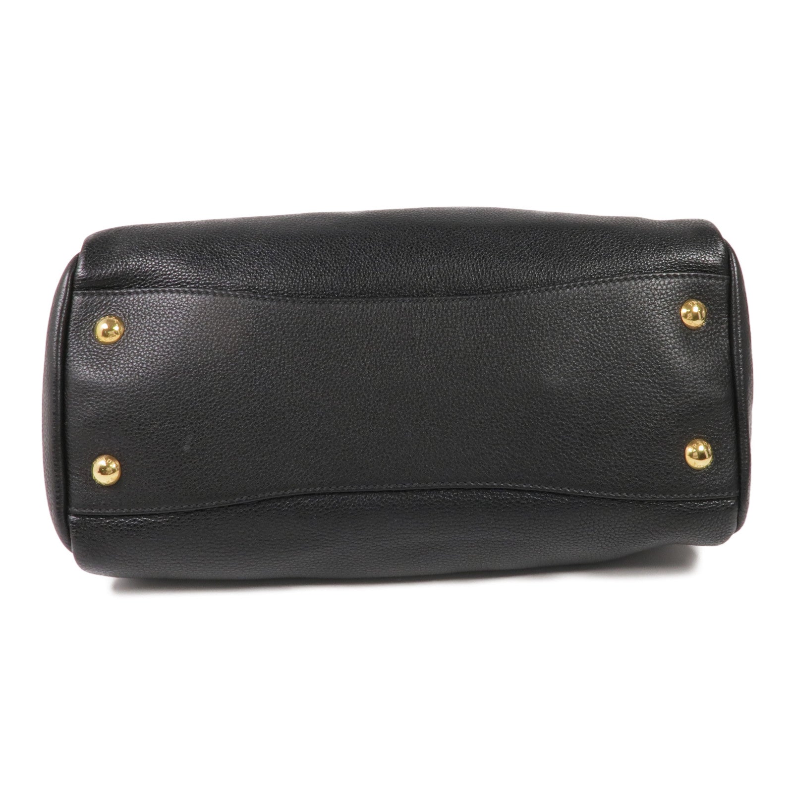 PRADA 牛皮皮革2 Way Shoulder金扣手挽肩背兩用袋