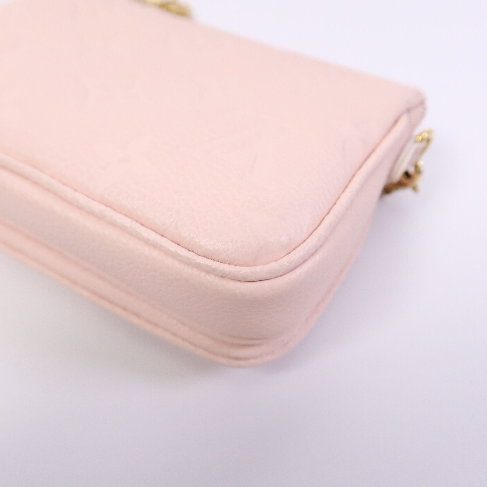 LOUIS VUITTON Monogram Empreinte Micro Metis鏈帶肩背袋