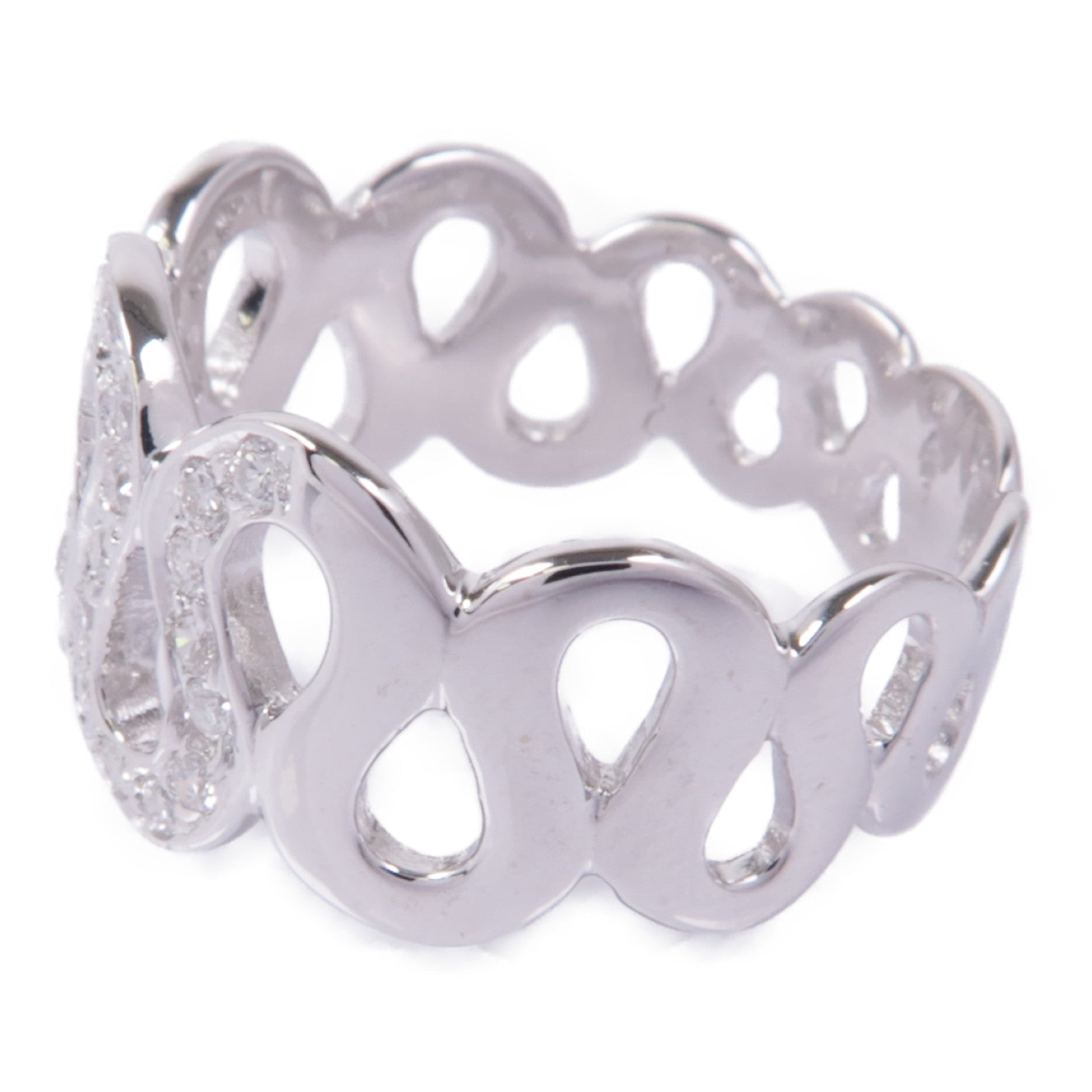 JEWELRY 18K白金Diamond Ring鑽石戒指US#7
