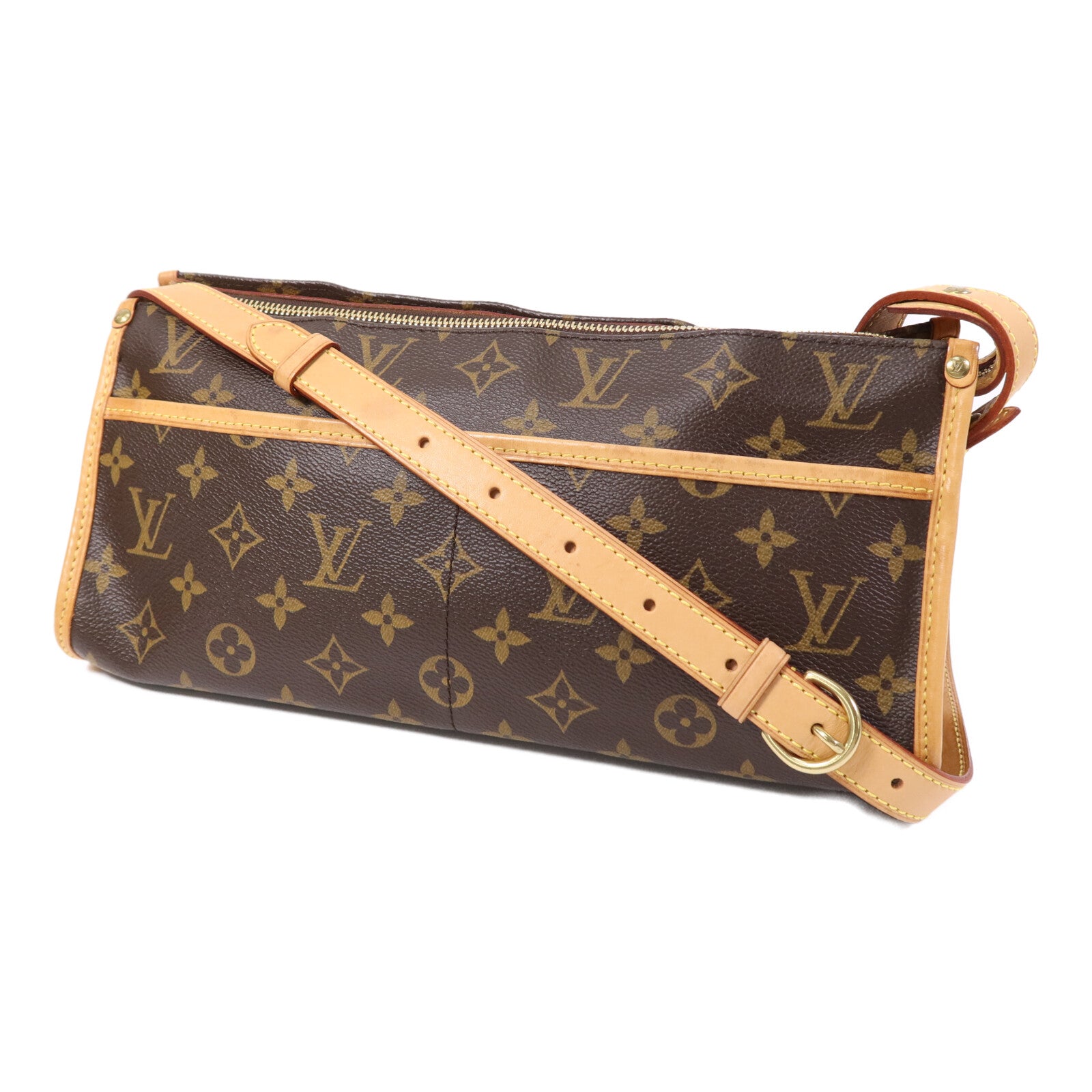 LOUIS VUITTON Monogram Popincourt Long金扣肩背袋