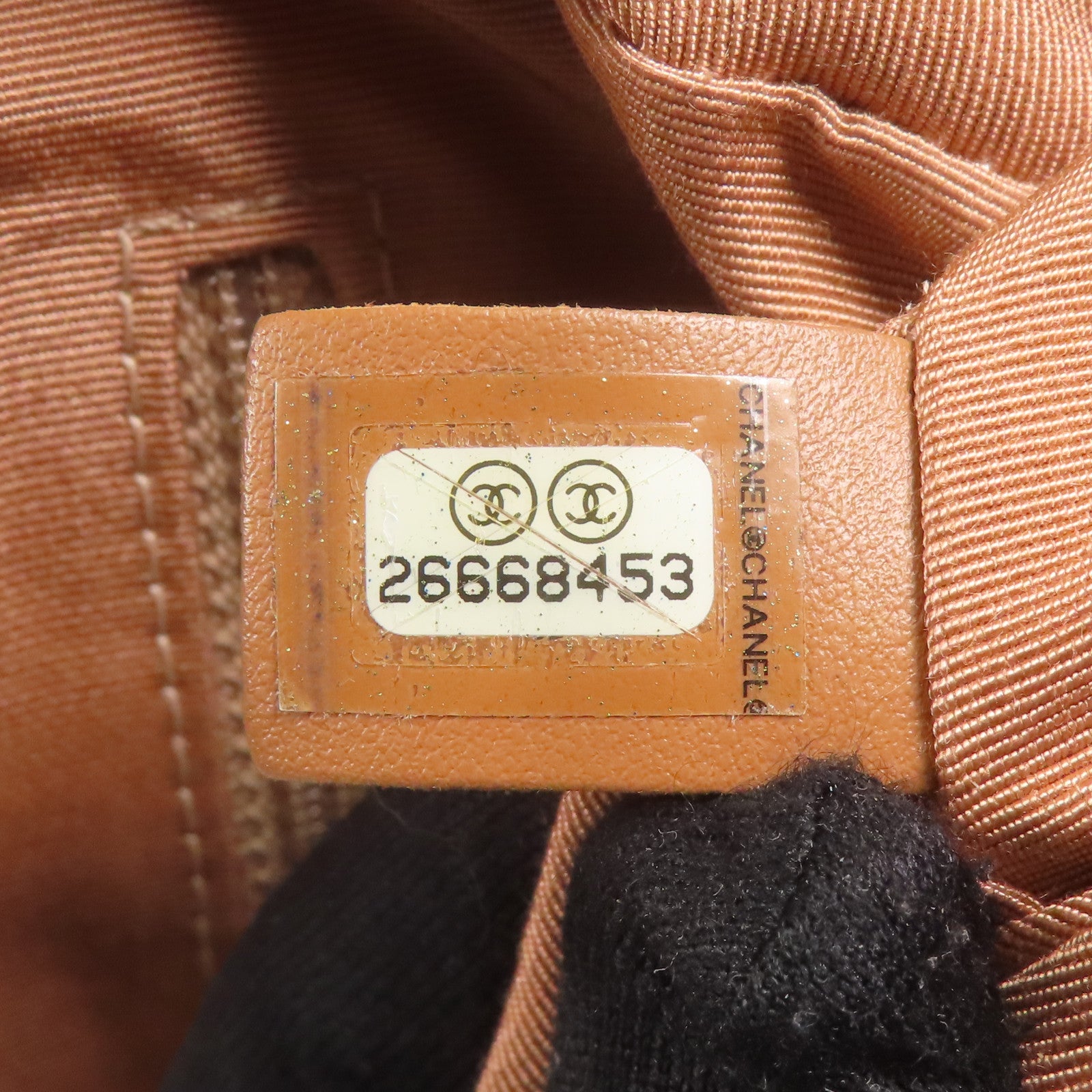 CHANEL 皮革Shoulder Bag金扣鏈帶手挽肩背兩用袋