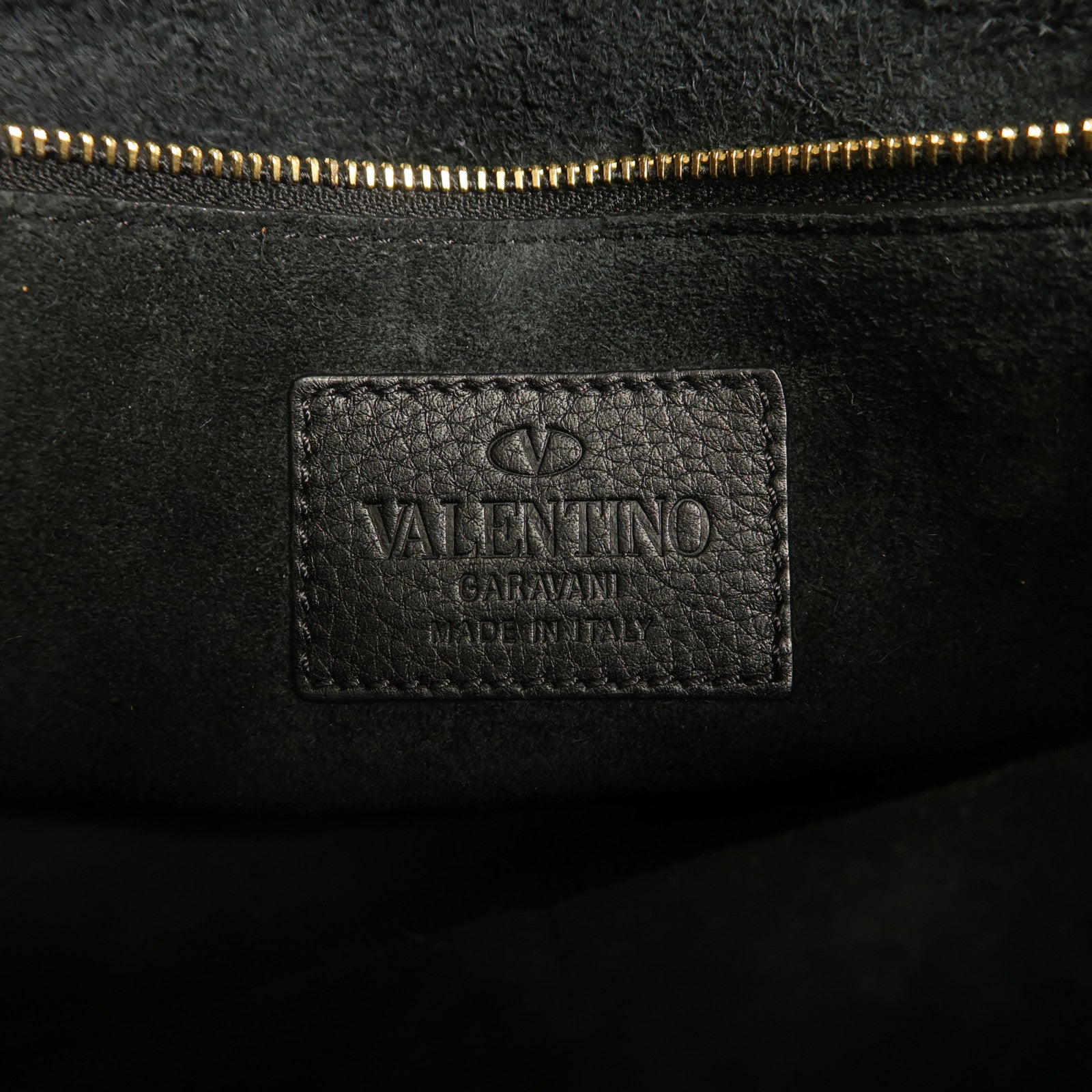 Valentino 牛皮皮革2 Way Shoulder金扣手挽肩背兩用袋