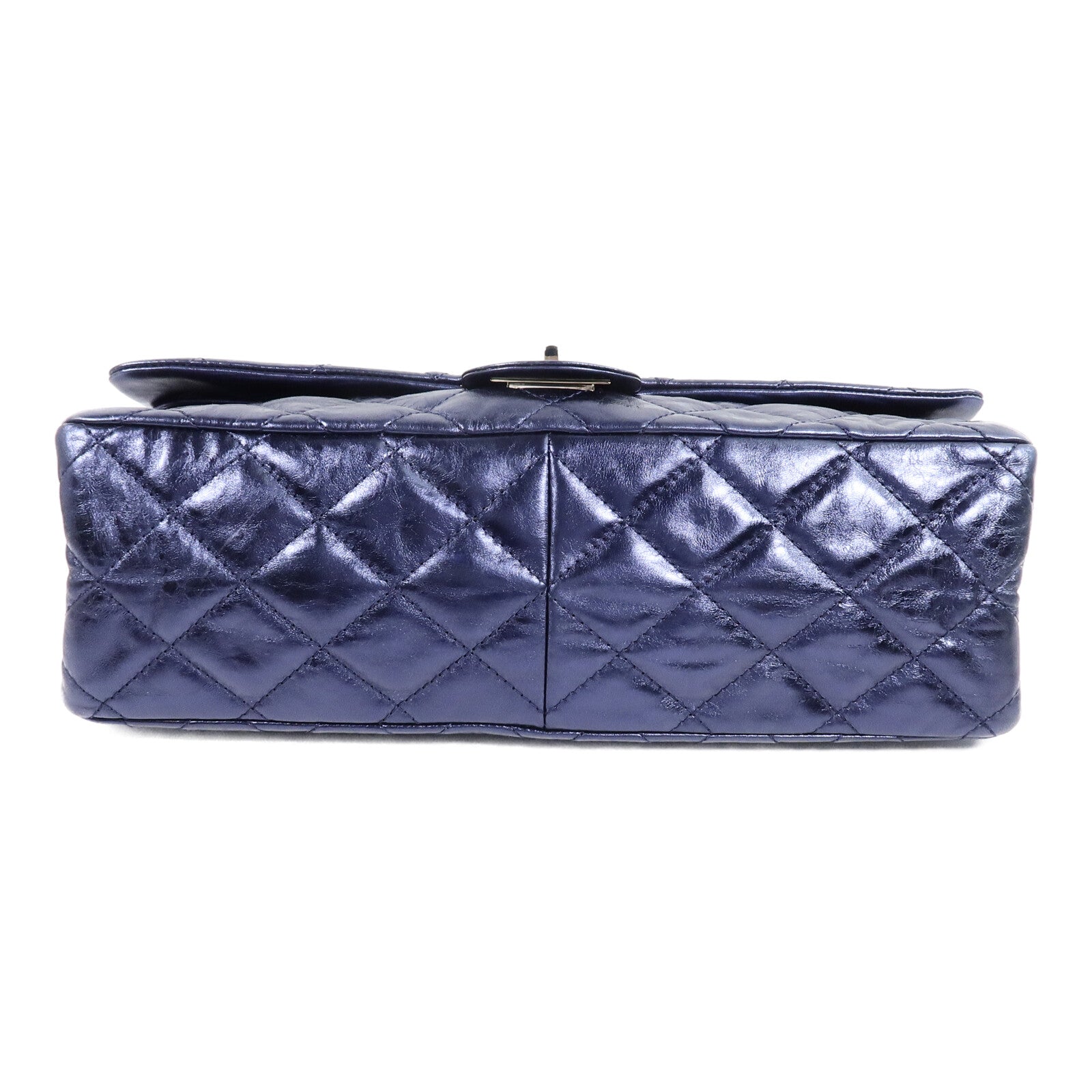 CHANEL 牛皮皮革2.55 Maxi鏈帶肩背袋