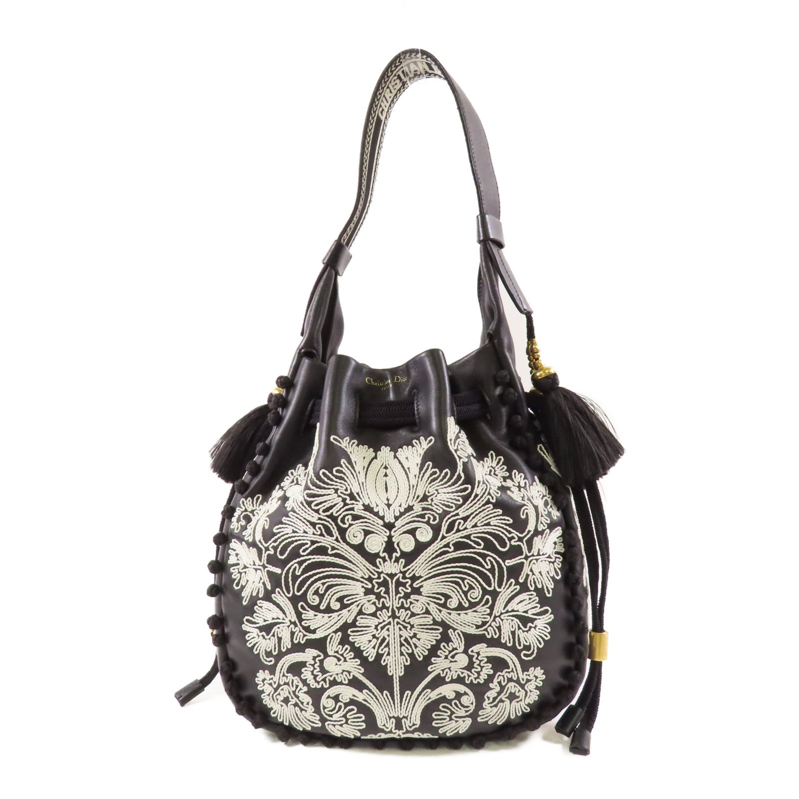 Dior【激減優惠】 牛皮皮革Shoulder Bag金扣肩背袋