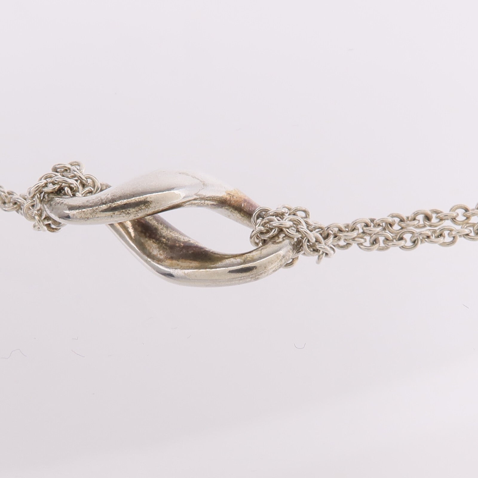 TIFFANY＆CO 925純銀Infinity Necklace項鍊