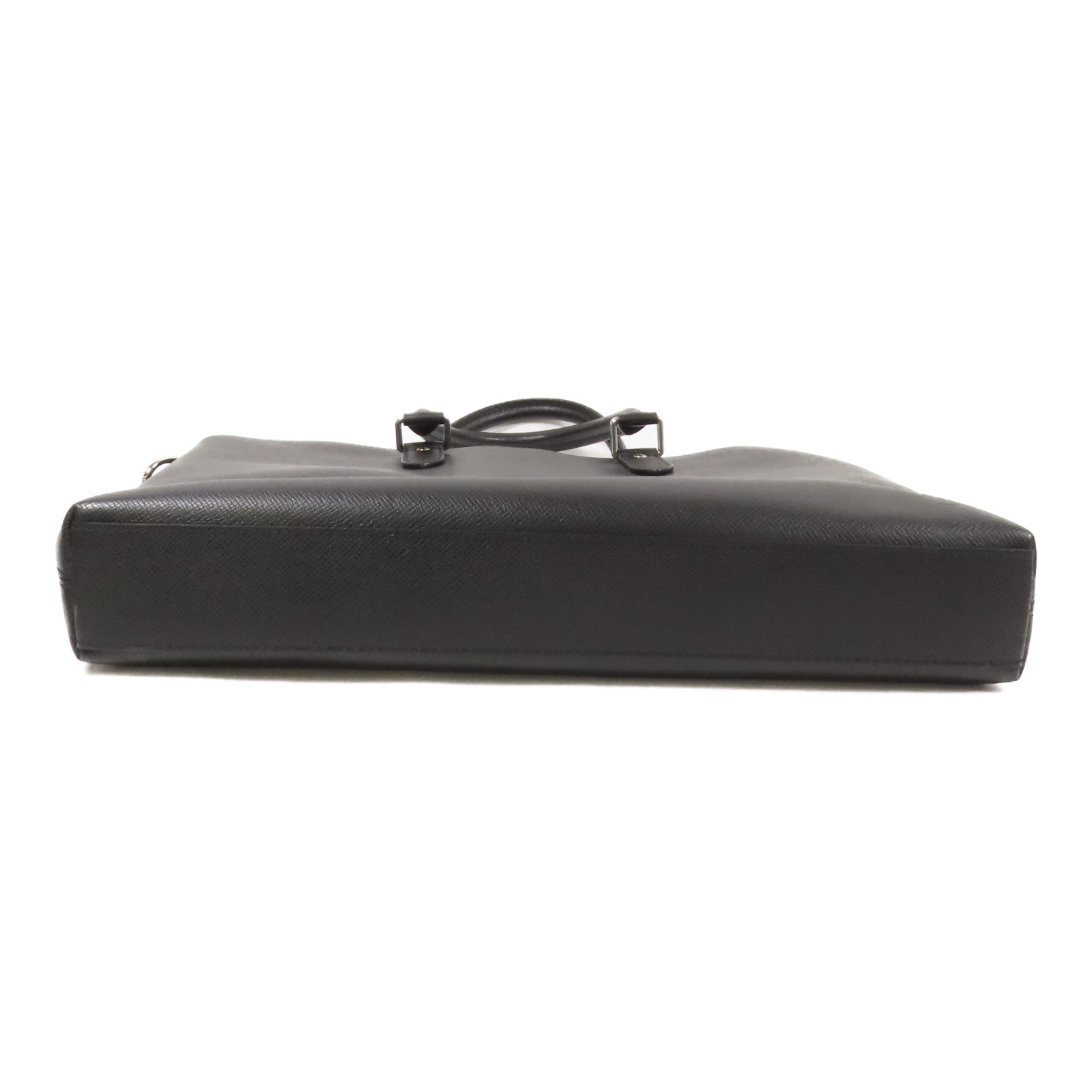 LOUIS VUITTON Tiga皮革Briefcase銀扣手挽肩背兩用袋