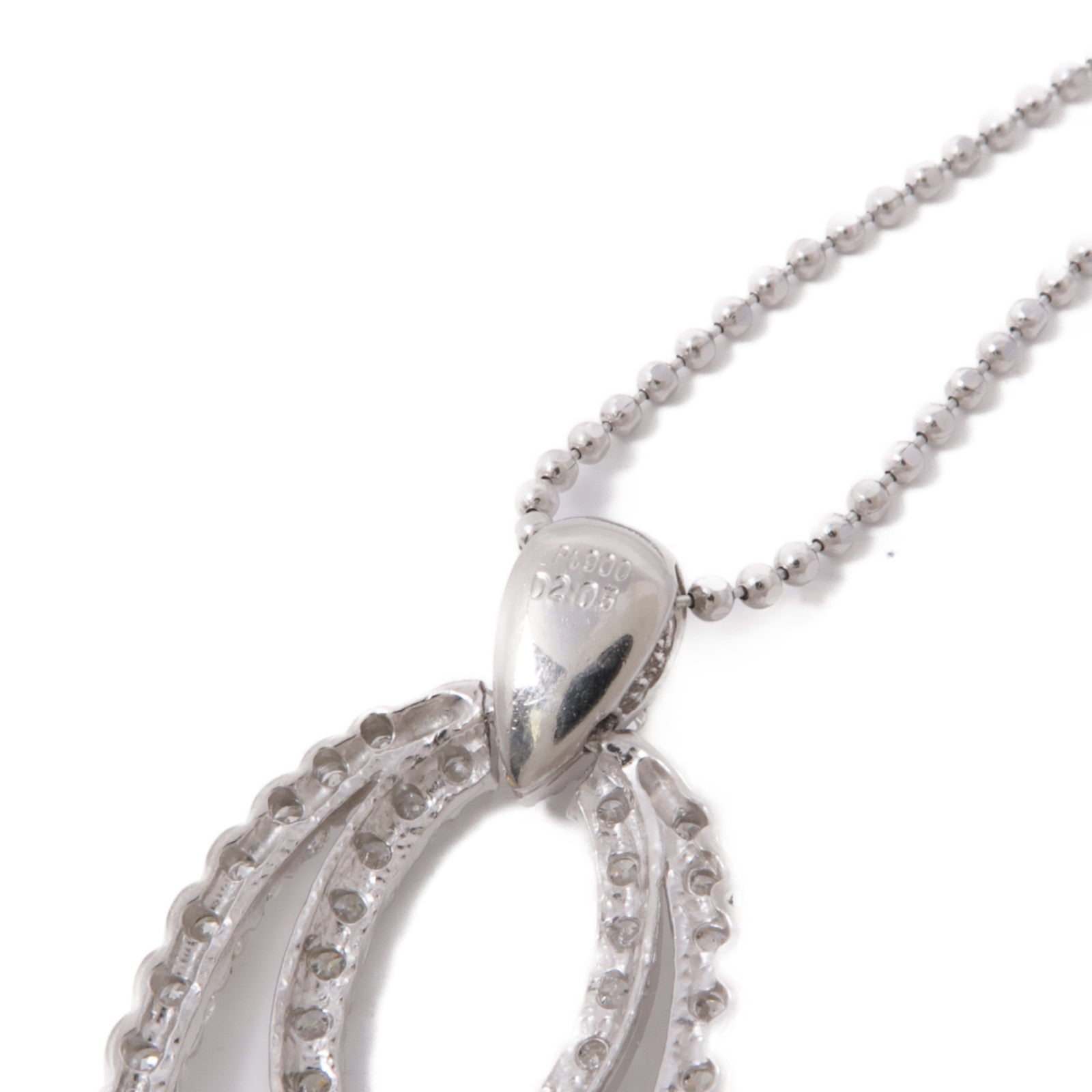 JEWELRY Diamond Necklace PT900 Platinum/PT850 Platinum