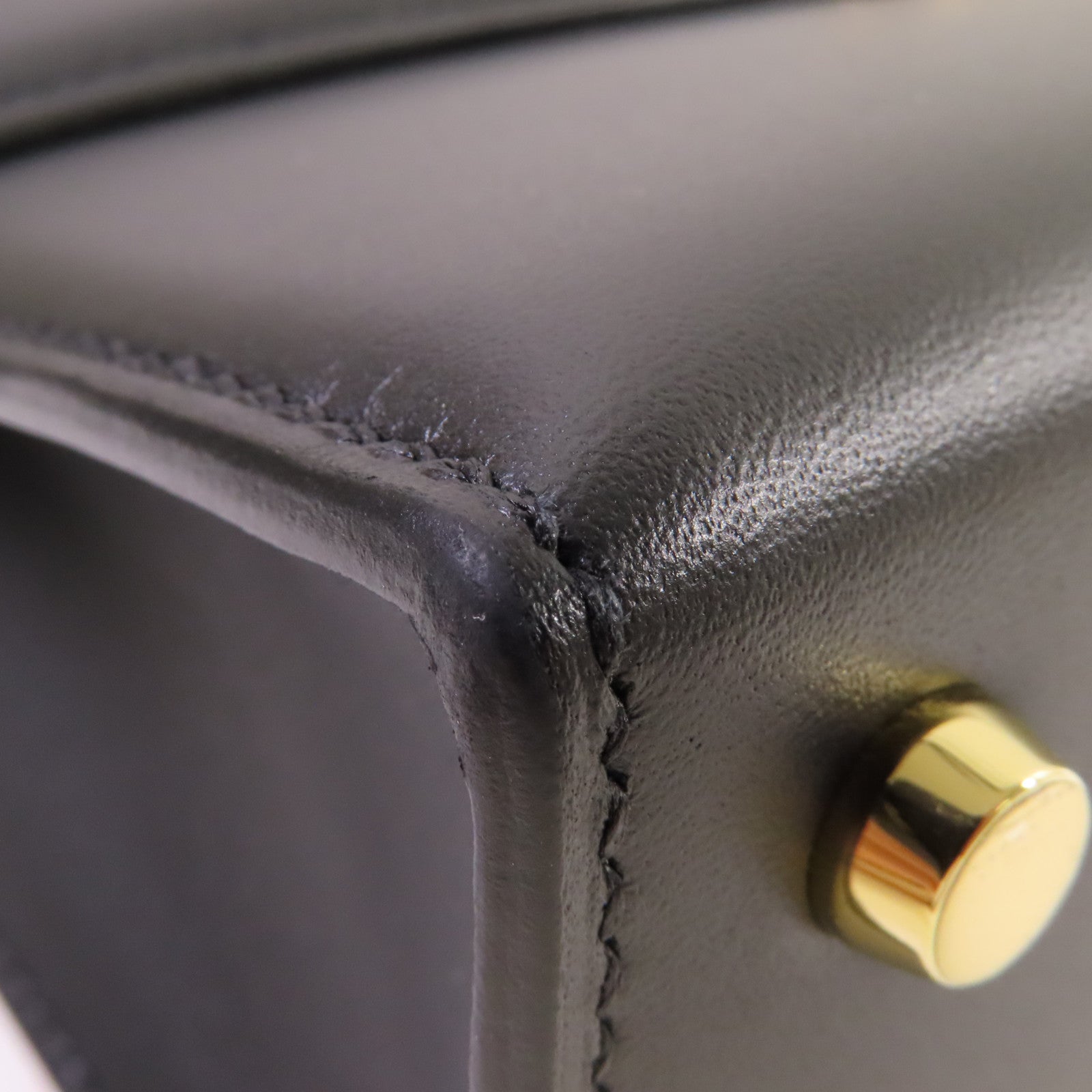 HERMES 【激減優惠】Swift皮革Verrou 23 Shoulder Bag金扣肩背袋Noir/黑色