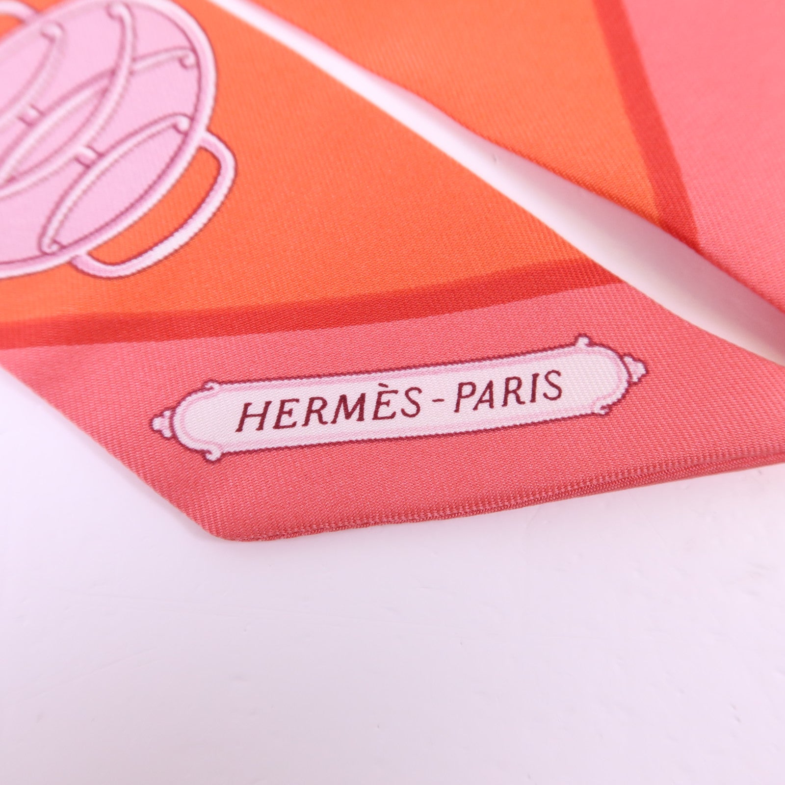 HERMES 絲質Twilly絲巾