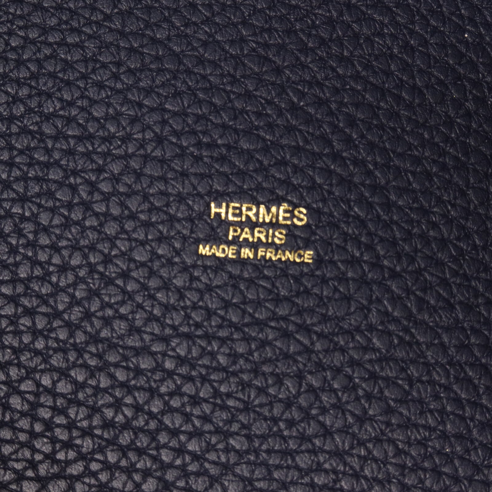 HERMES Clemence皮革Picotin MM手挽袋Rose Extreme/Bleu Nuit