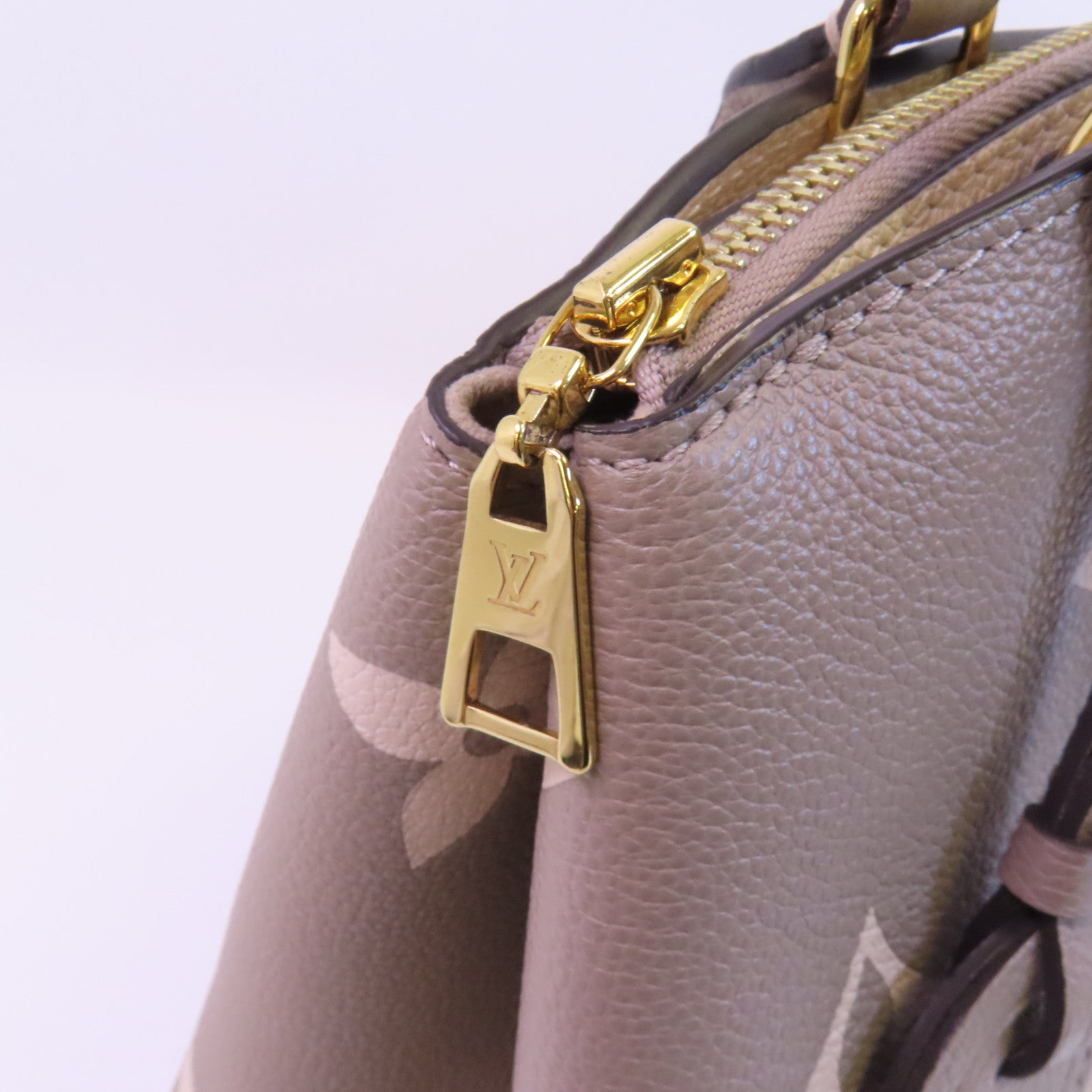 LOUIS VUITTON Monogram Empreinte Petit Palais PM金扣手挽肩背兩用袋
