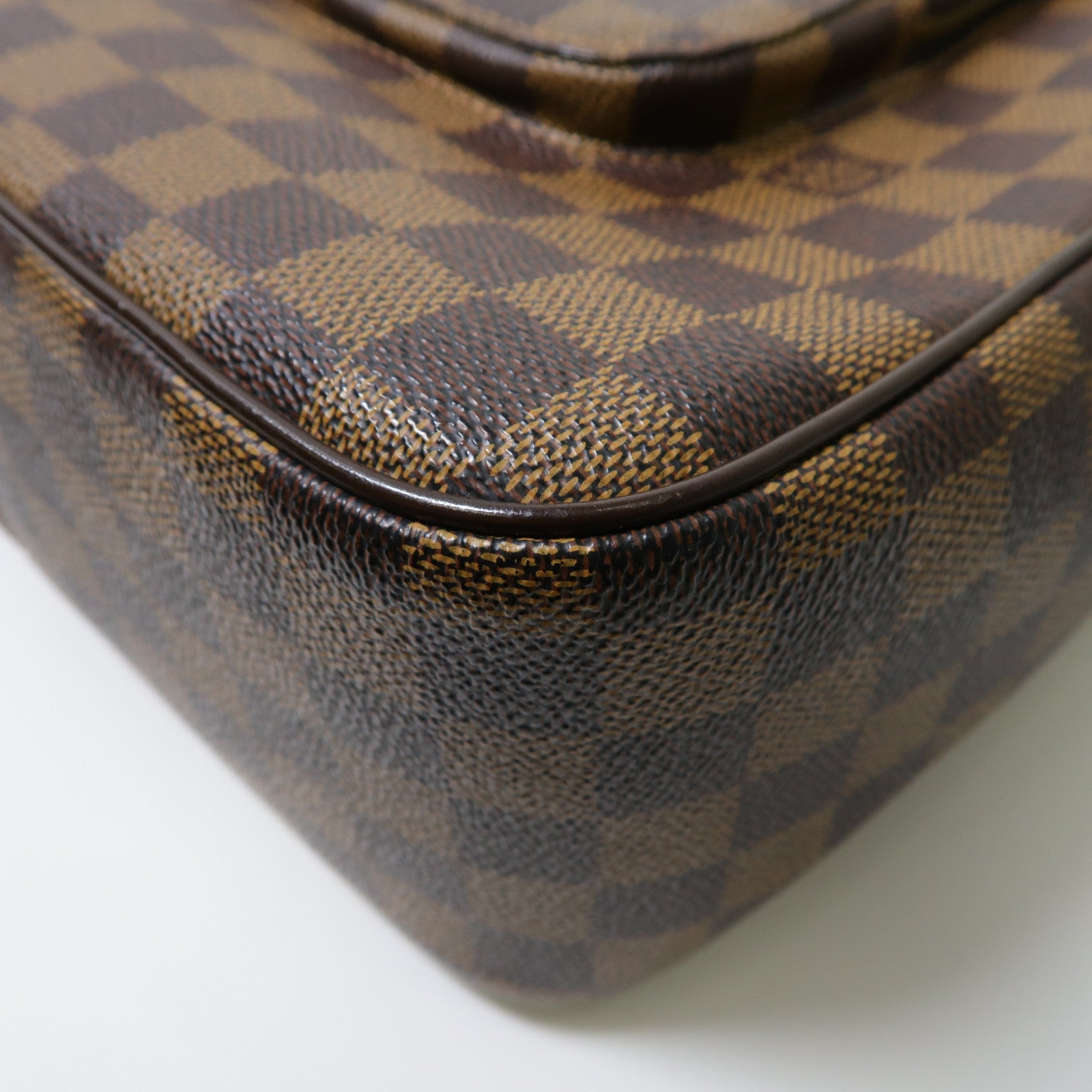 LOUIS VUITTON 【激減優惠】Damier Olaf MM金扣肩背袋啡色