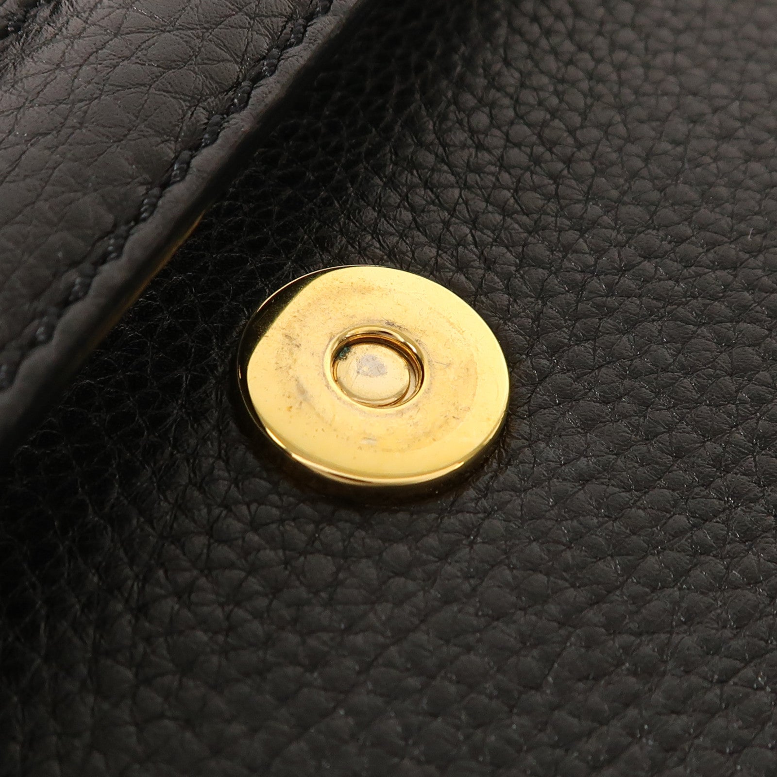 Valentino 牛皮皮革2 Way Shoulder金扣手挽肩背兩用袋