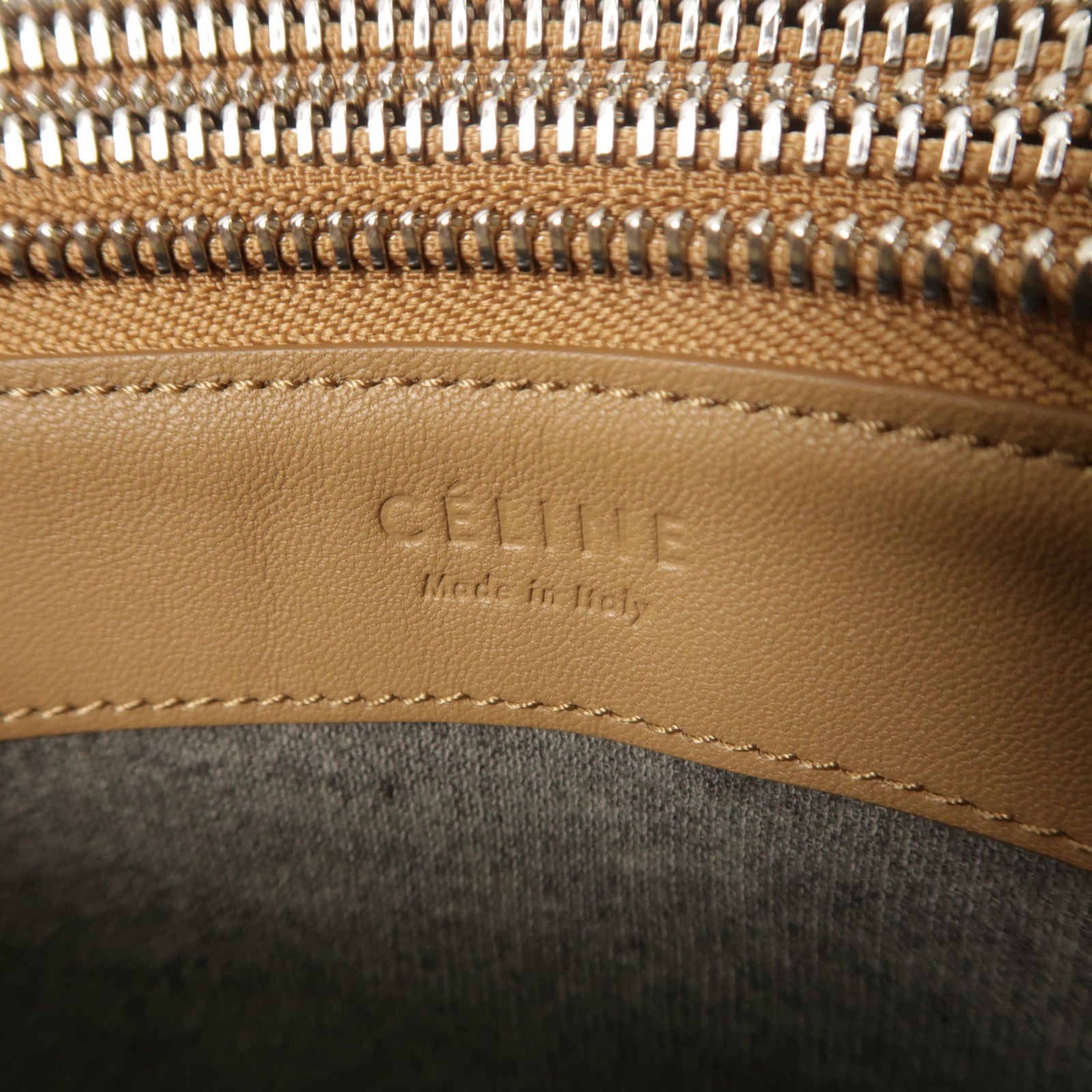 CELINE 羊皮皮革Trio Large肩背袋