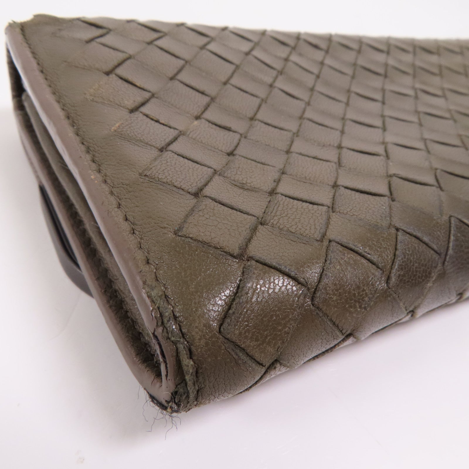 BOTTEGA VENETA 【激減優惠】織紋皮革Long Wallet長錢包