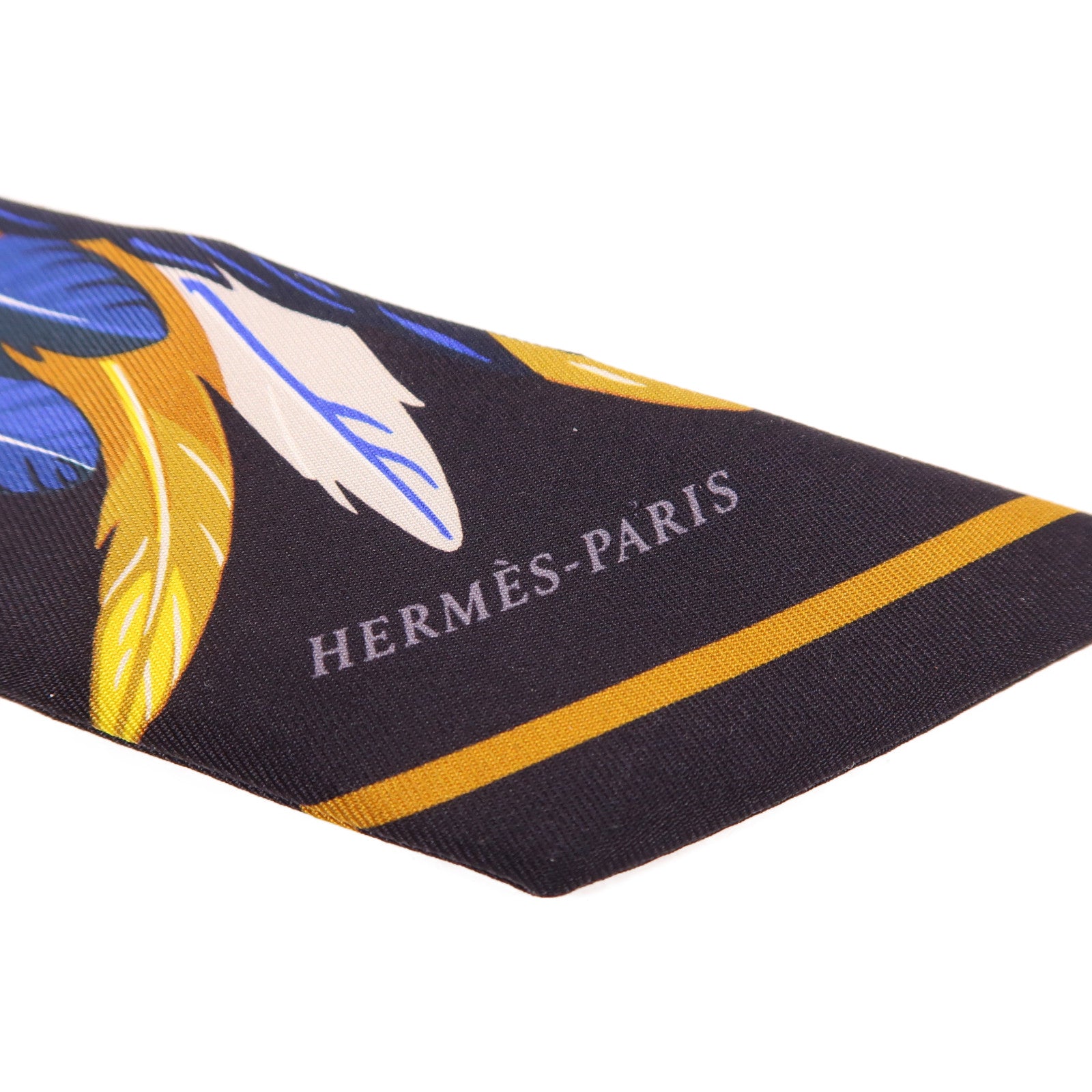 HERMES 絲質Twilly絲巾