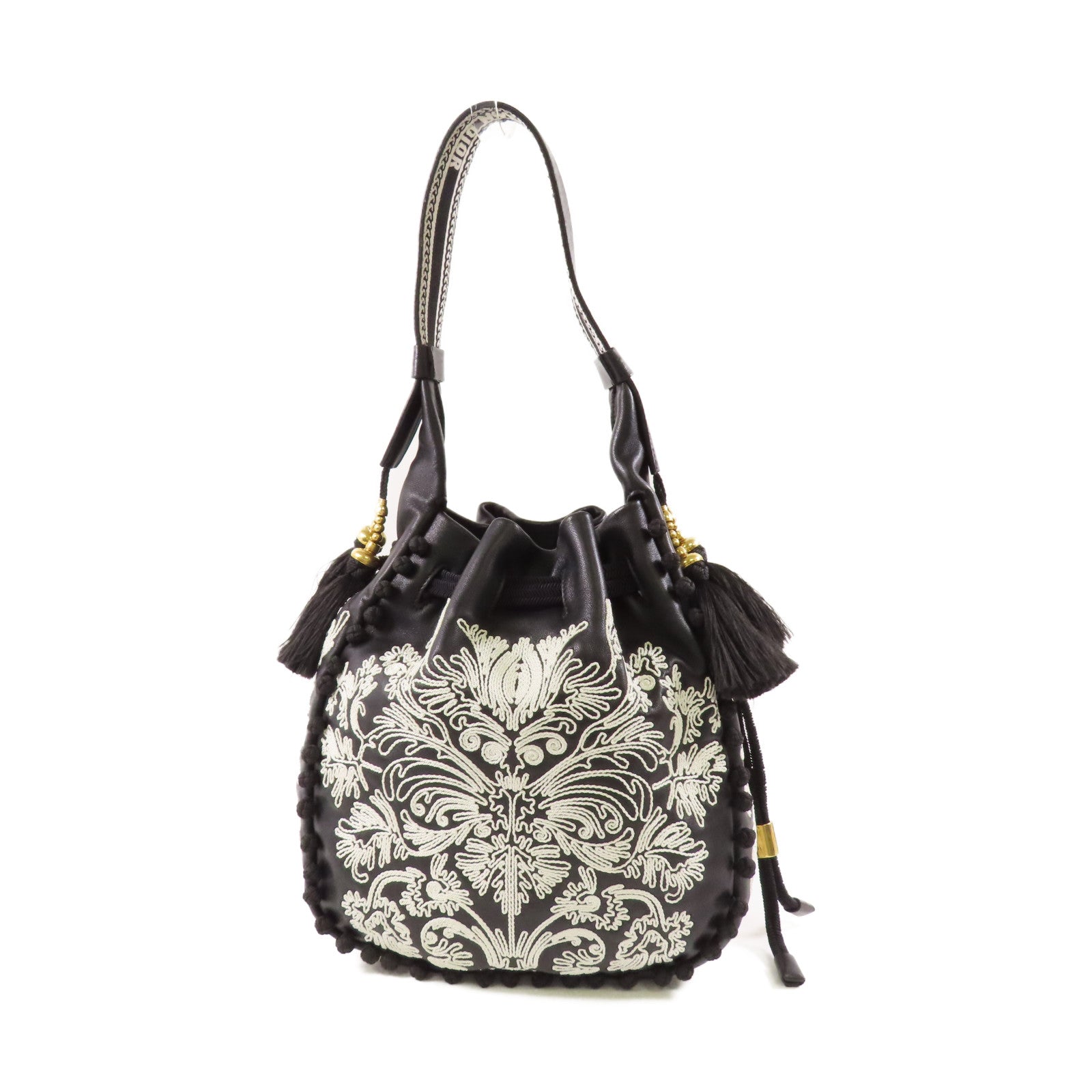 Dior【激減優惠】 牛皮皮革Shoulder Bag金扣肩背袋