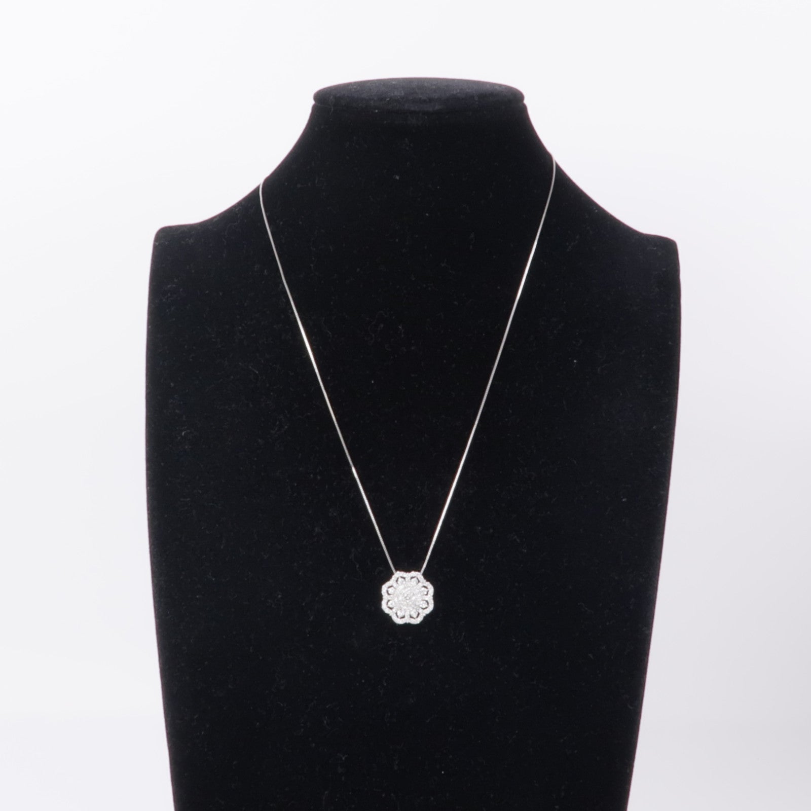 JEWELRY 18K白金Diamond Necklace鑽石項鍊