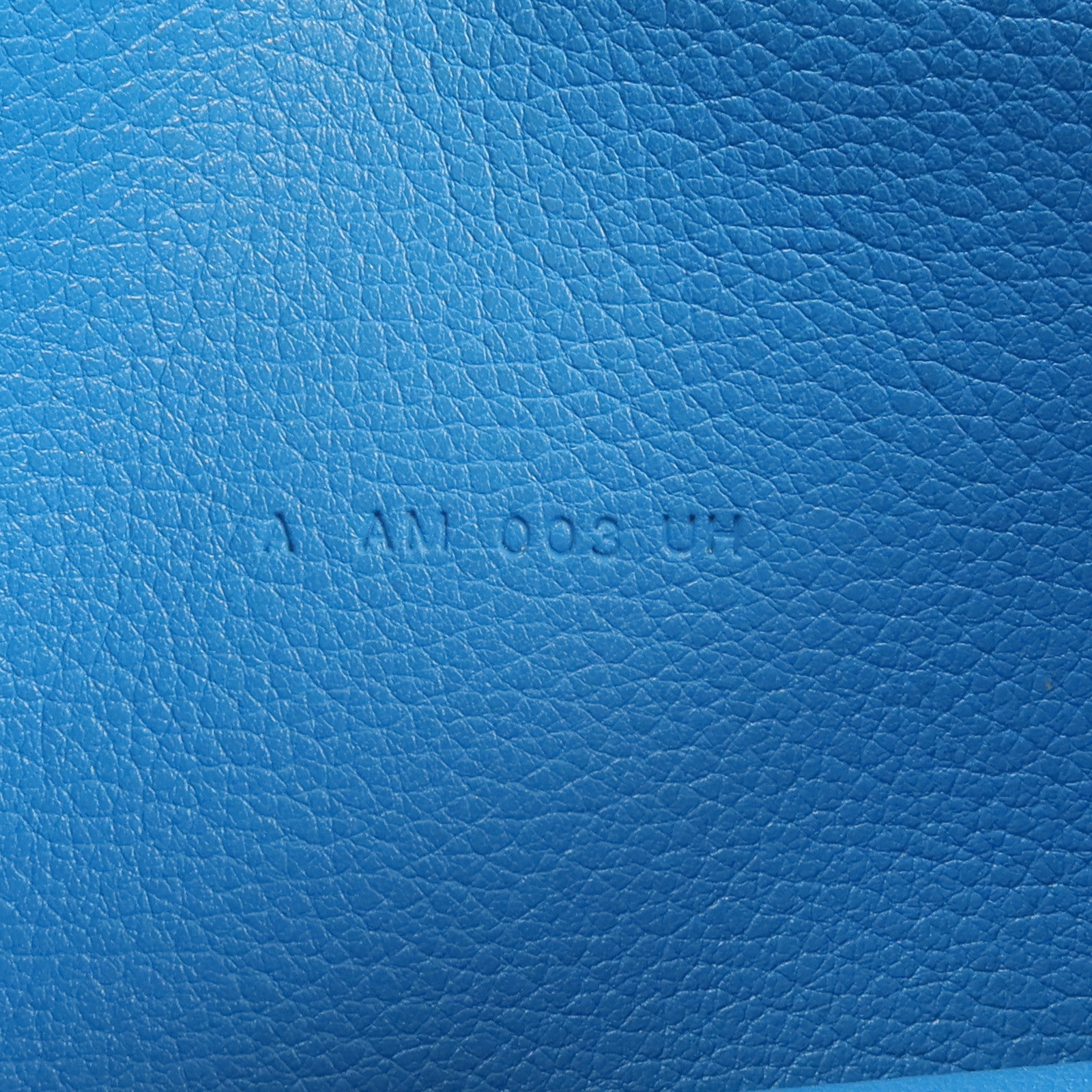 HERMES Evergrain皮革Citizen Twill Long Wallet長錢包Turquoise