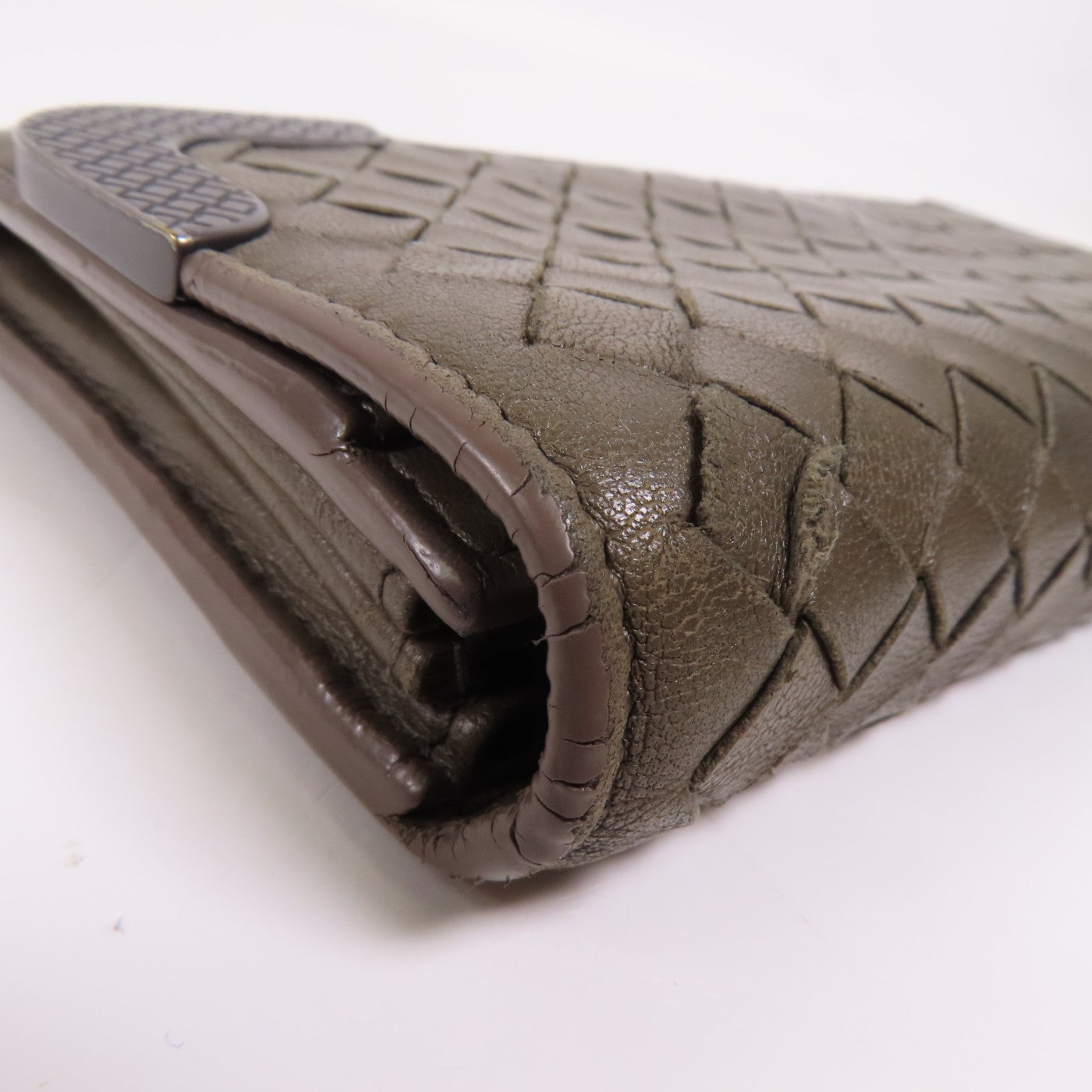 BOTTEGA VENETA 織紋皮革Long Wallet長錢包