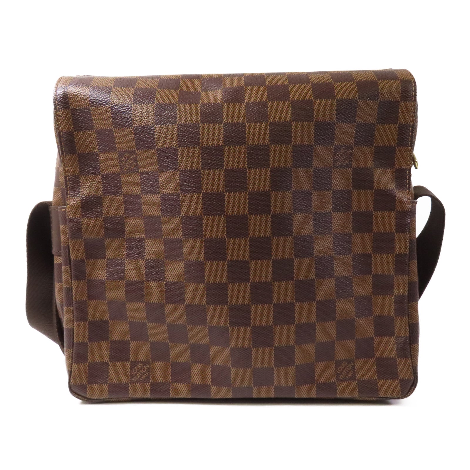 LOUIS VUITTON Damier Naviglio金扣肩背袋