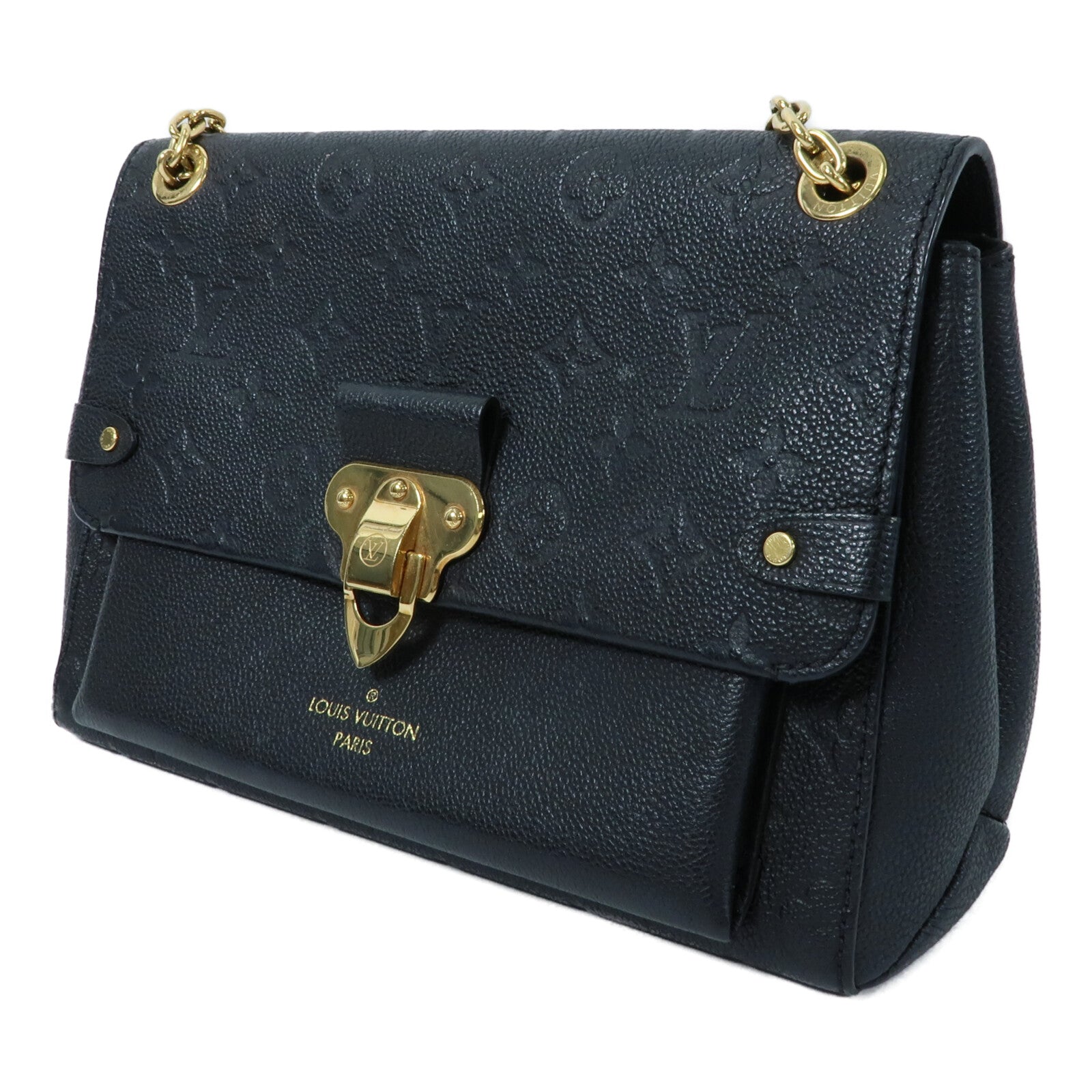 LOUIS VUITTON Monogram Empreinte Vavin PM鏈帶肩背袋