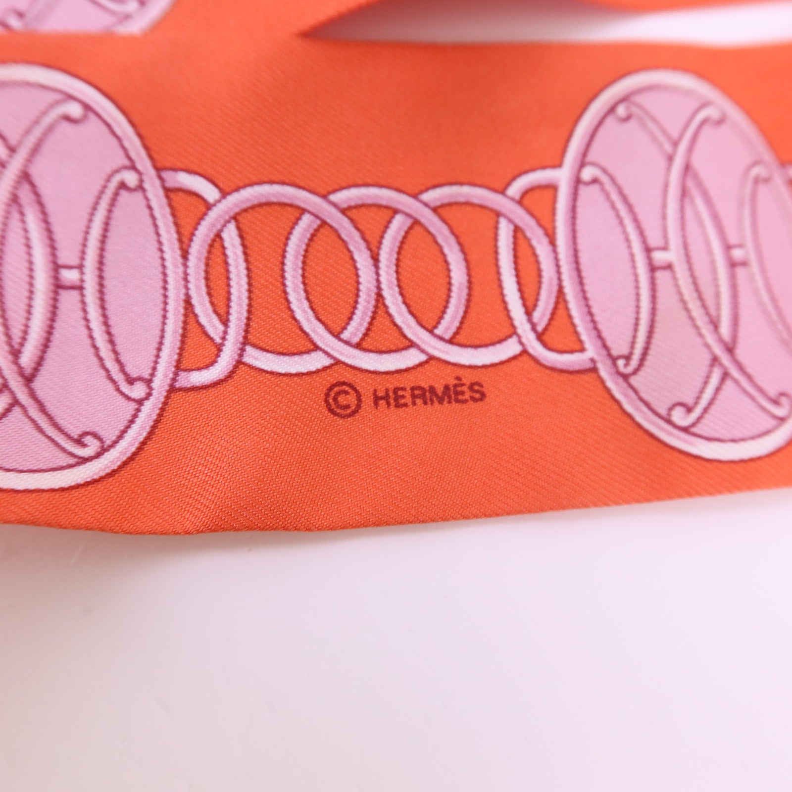 HERMES 絲質Twilly絲巾