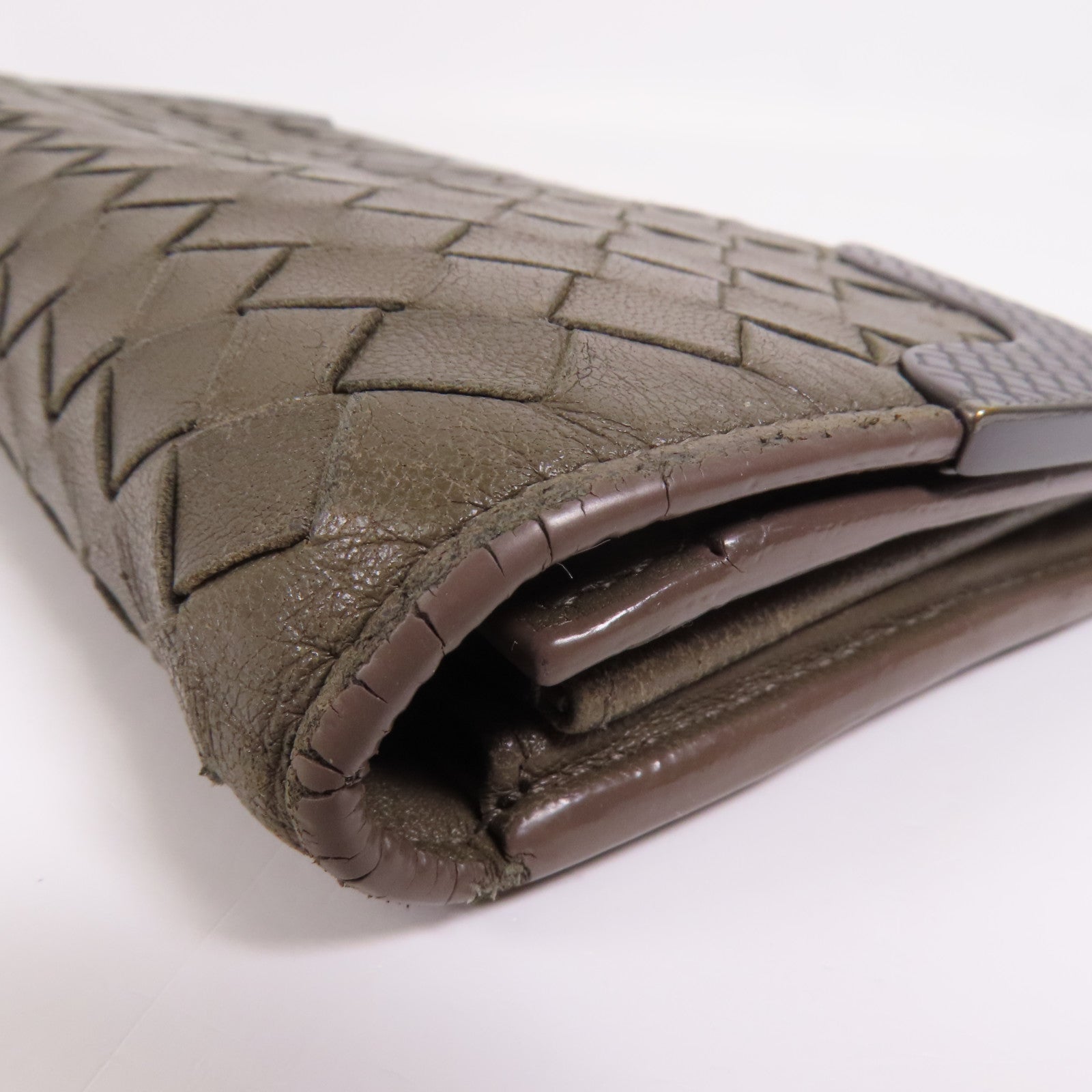 BOTTEGA VENETA 織紋皮革Long Wallet長錢包