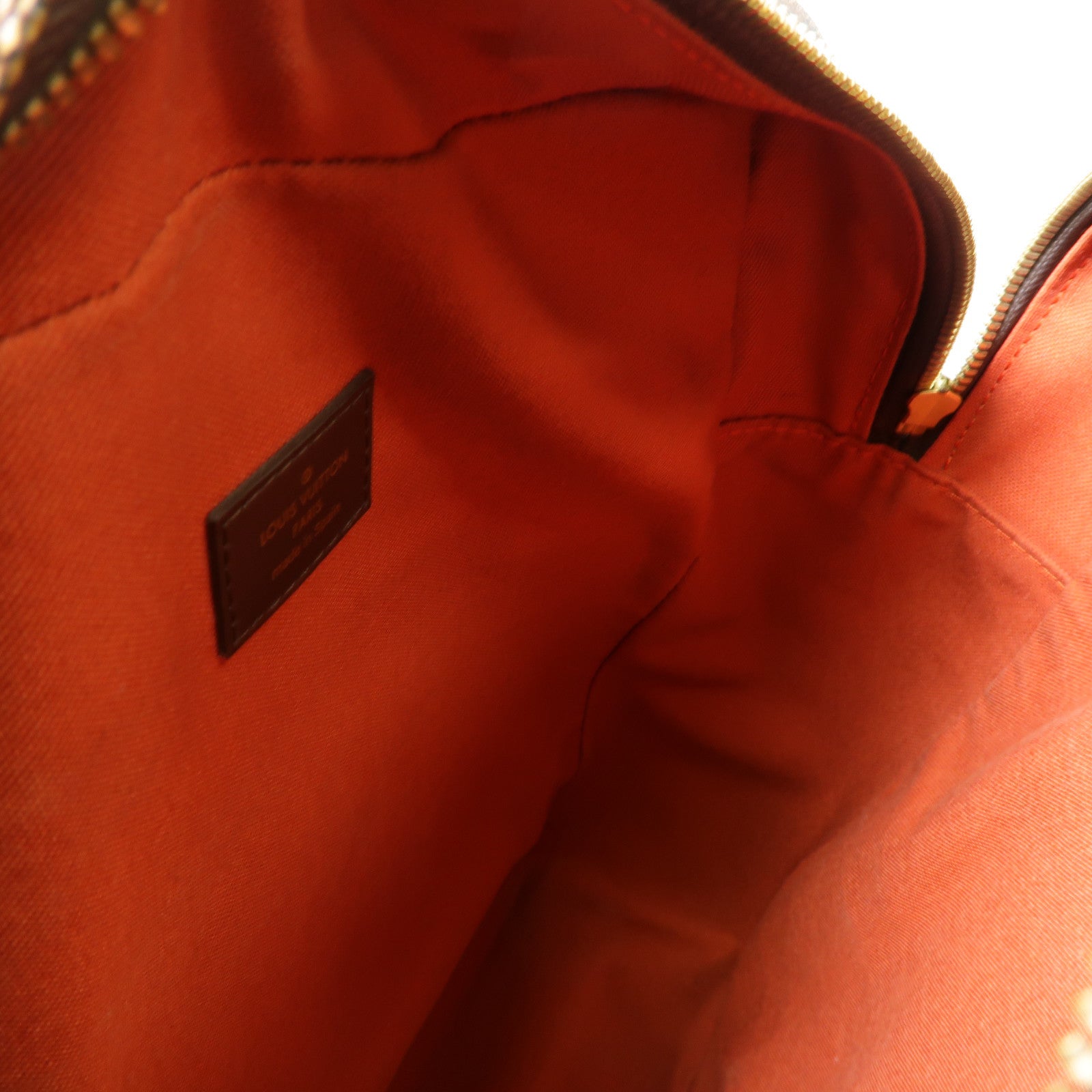 LOUIS VUITTON 【激減優惠】Damier Olaf MM金扣肩背袋啡色