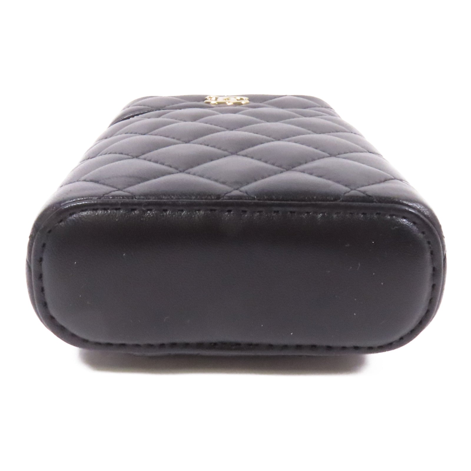 CHANEL 【激減優惠】羊皮皮革Vanity Phone Case with Chain金扣鏈帶肩背袋