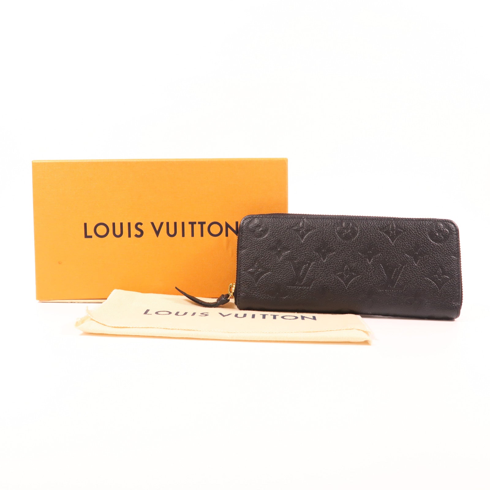 LOUIS VUITTON Monogram Empreinte Long Wallet金扣長錢包
