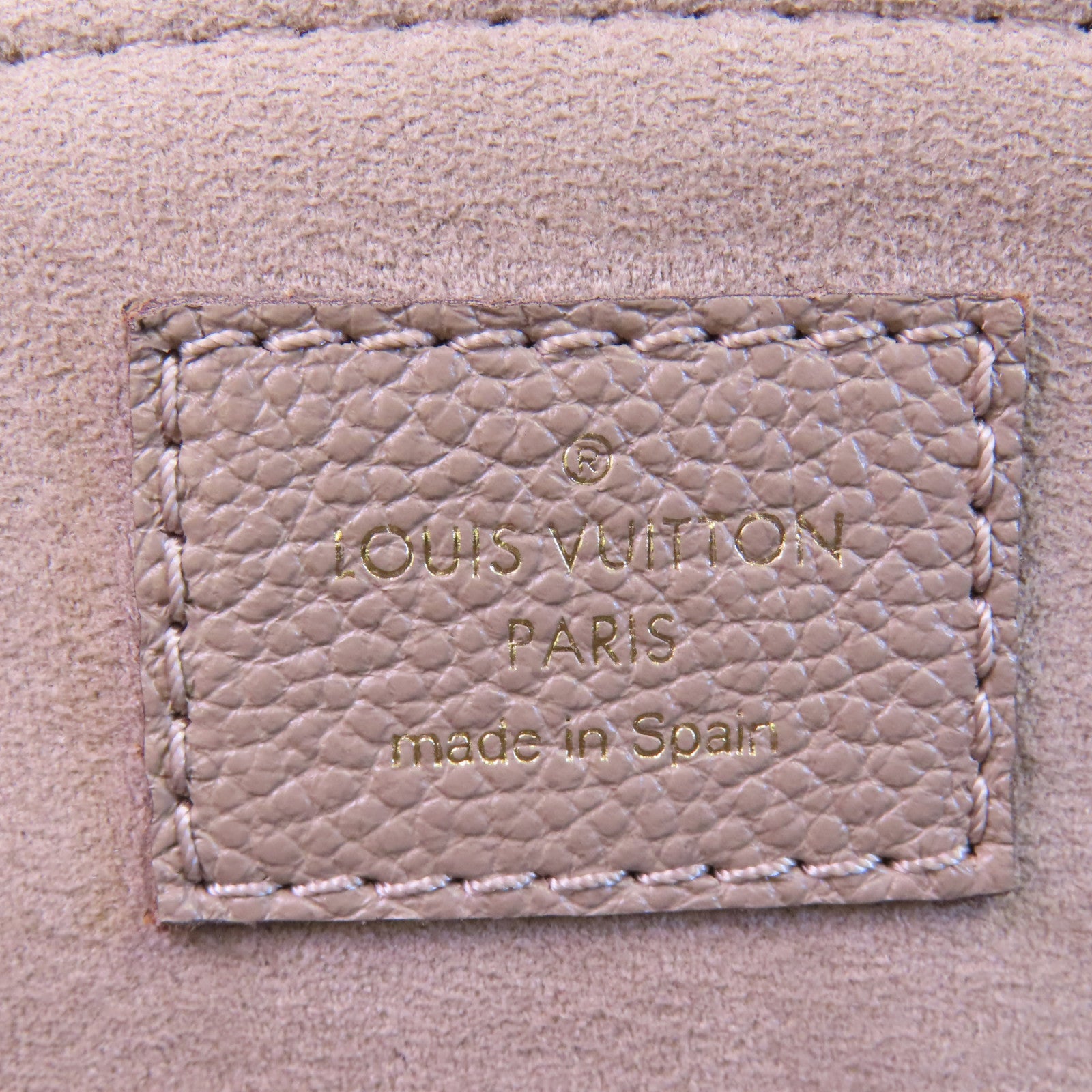 LOUIS VUITTON Monogram Empreinte Petit Palais PM金扣手挽肩背兩用袋