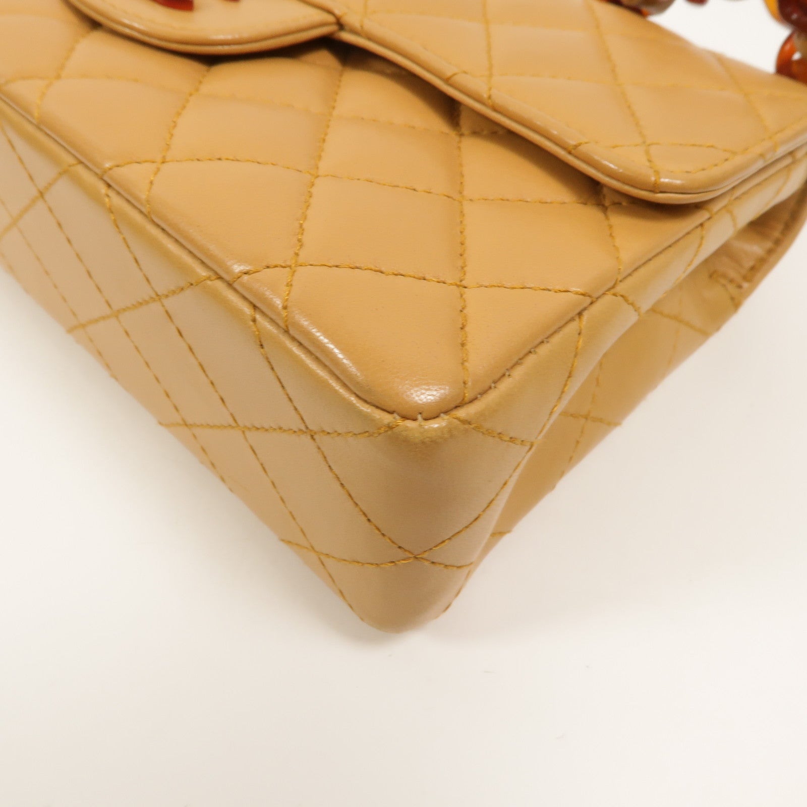 CHANEL 羊皮皮革Vintage Chain Shoulder鏈帶肩背袋