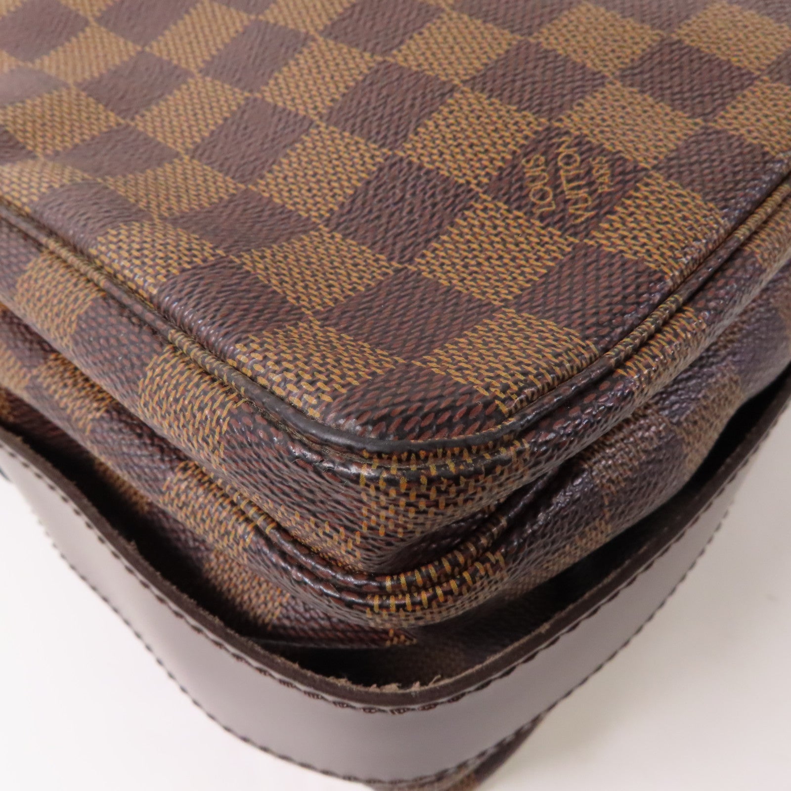 LOUIS VUITTON Damier Naviglio金扣肩背袋
