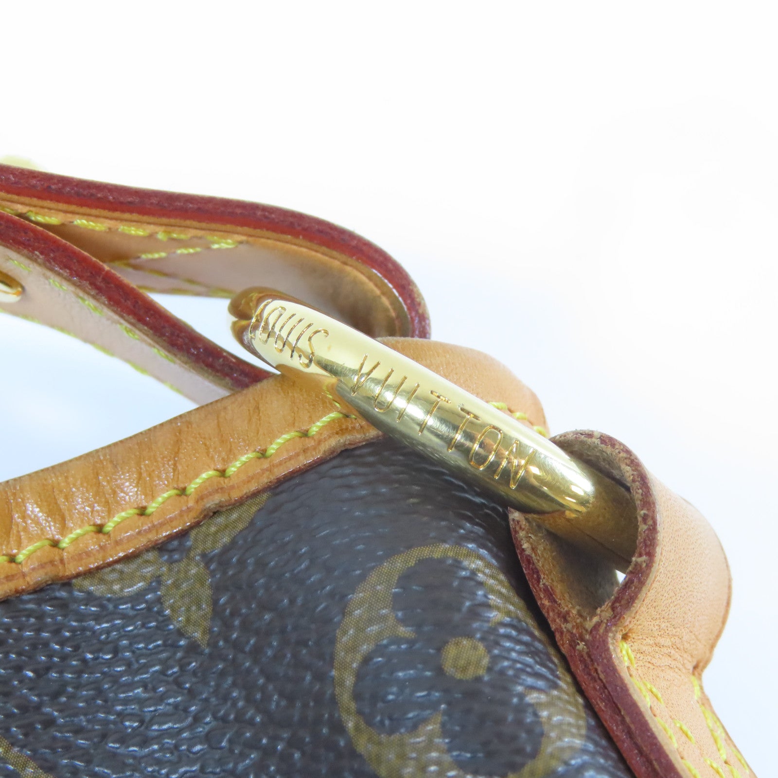 LOUIS VUITTON 【激減優惠】Monogram Delightful PM金扣肩背袋啡色