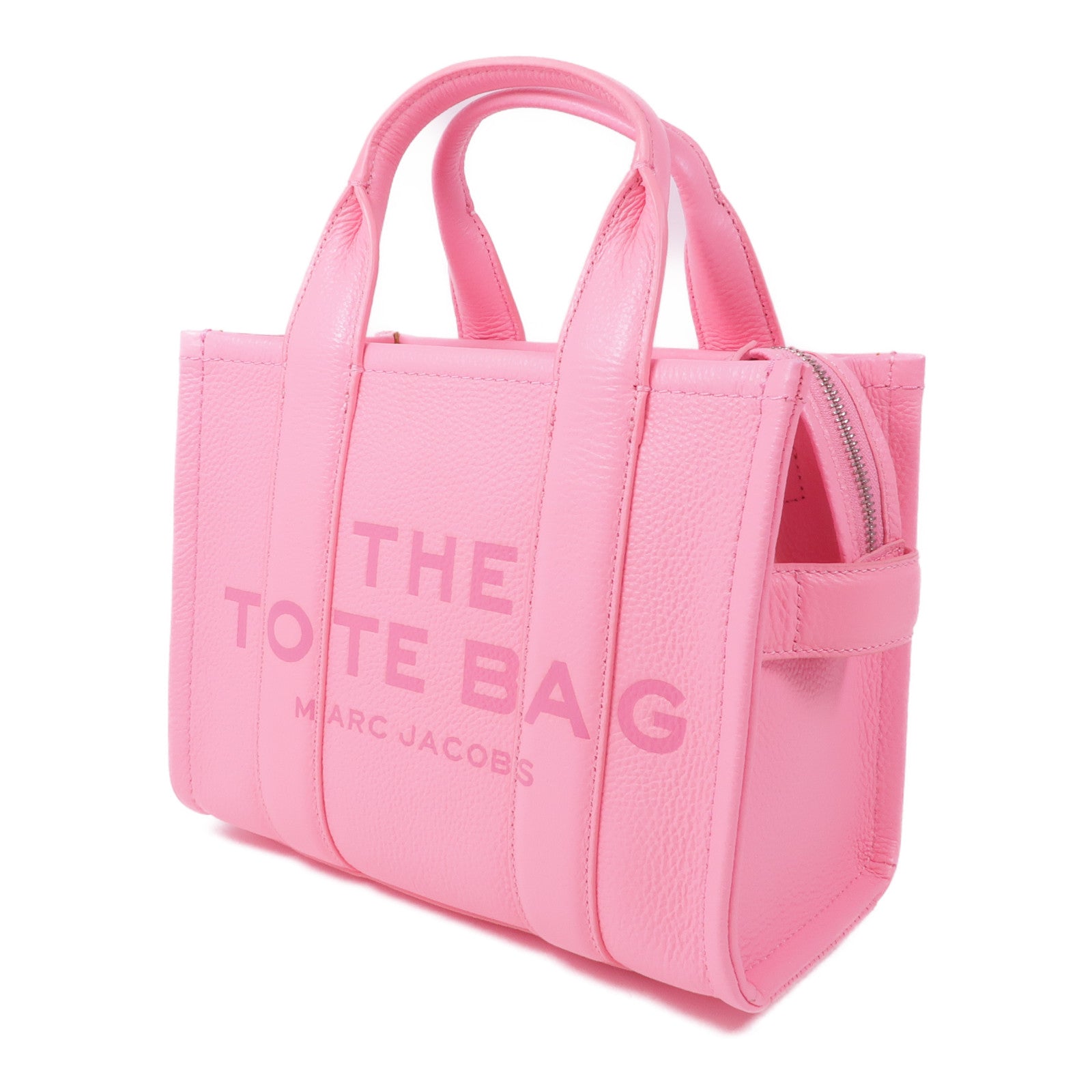 MARC JACOBS 牛皮皮革2 Way Shoulder銀扣手挽肩背兩用袋